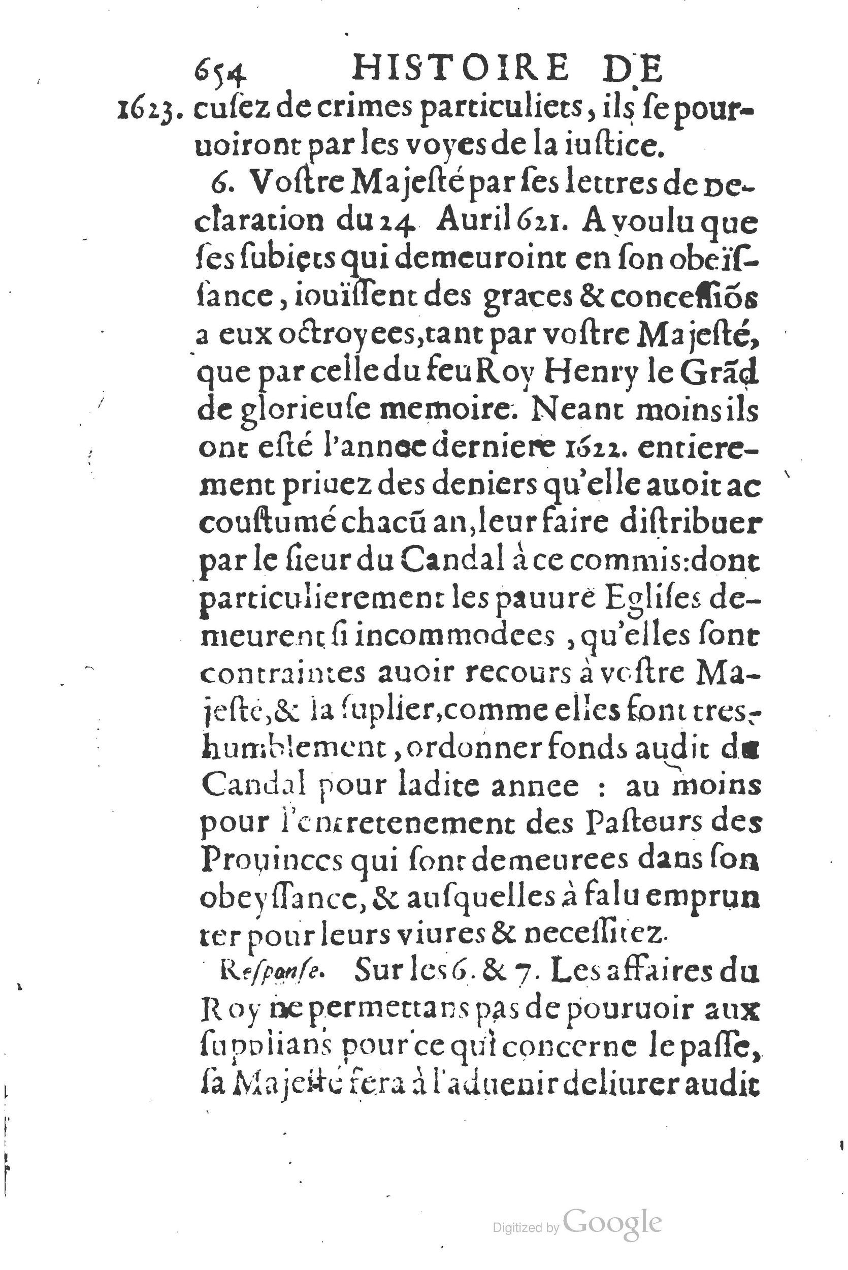 1626 - Joseph Bouillerot - Trésor de l’histoire générale de notre temps - BSB Munich