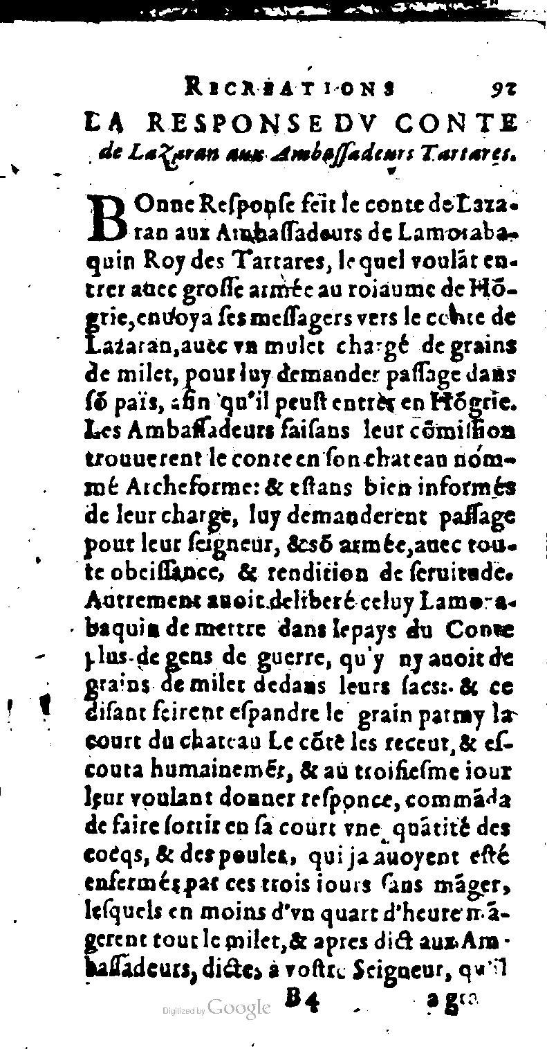 1616 - Balthazar Bellère - Trésor des récréations - NK ČR Prague