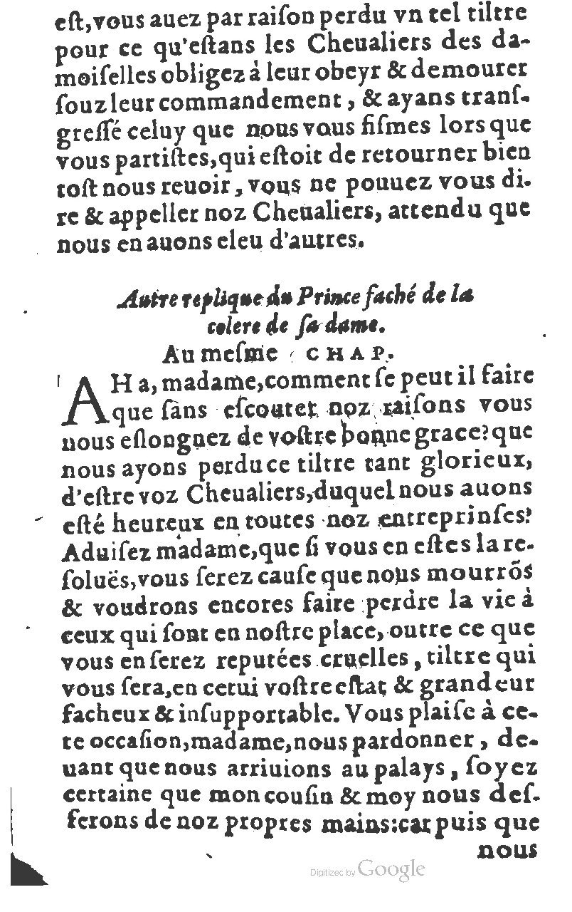1582 - Jean Huguetan - Trésor des Amadis T. 1 - BM Lyon