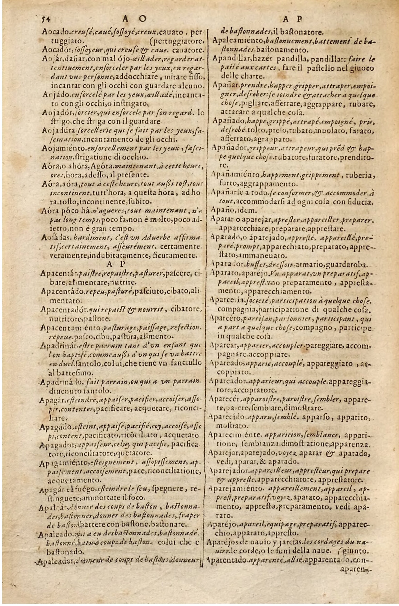 1627 - Jacques Crespin - Trésor des trois langues - Regensburg