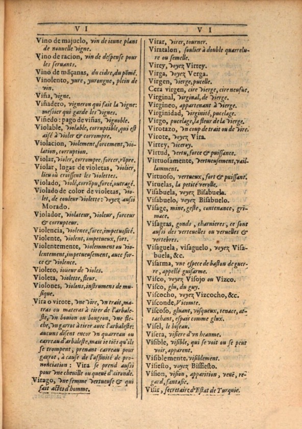 1607 - Marc Orry - Trésor des deux langues espagnole et française (Première et Seconde parties) - ÖNB Wien