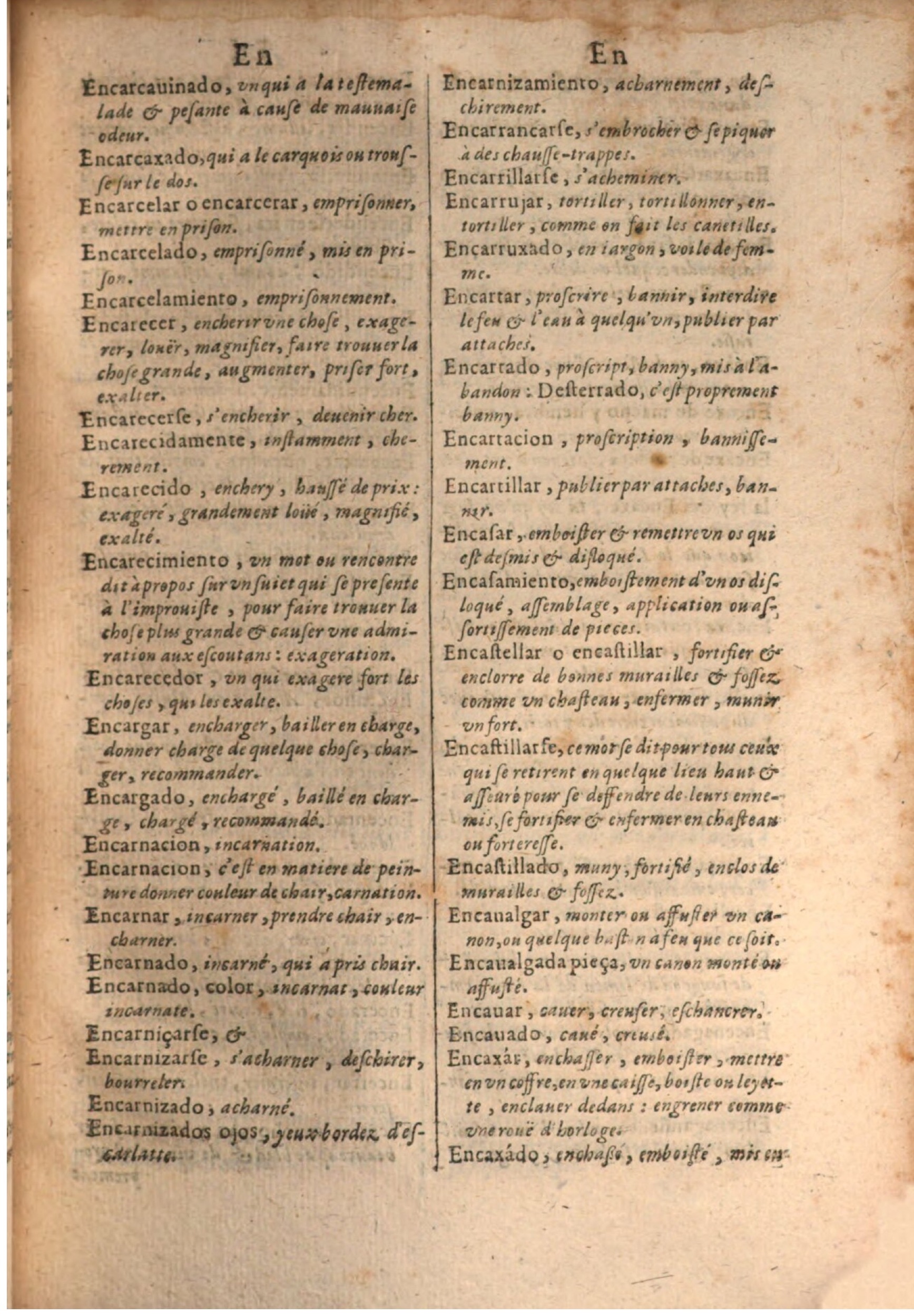 1645 - A. de Sommaville et A. Courbé - Trésor des deux langues espagnole et française - BSB Munich 1645 - A. de Sommaville et A. Courbé - Trésor des deux langues espagnole et française - BSB Munich