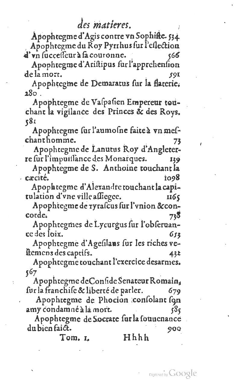 1607 - Nicolas Du Fossé - Trésor quadragésimal - T 01 - BM Lyon