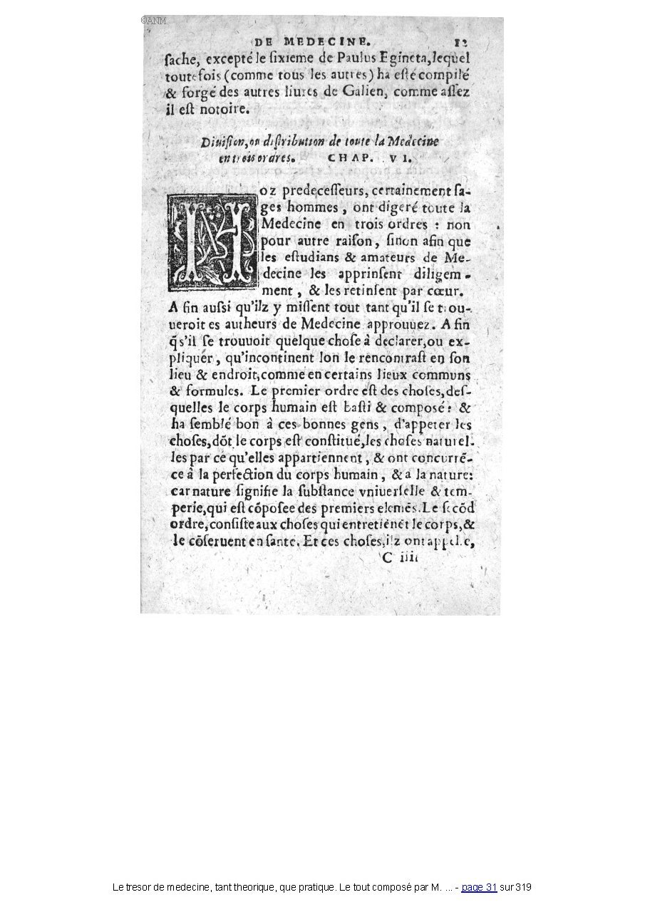 1560 - Pierre et Jan Moine - Trésor de médecine - Université Paris Cité