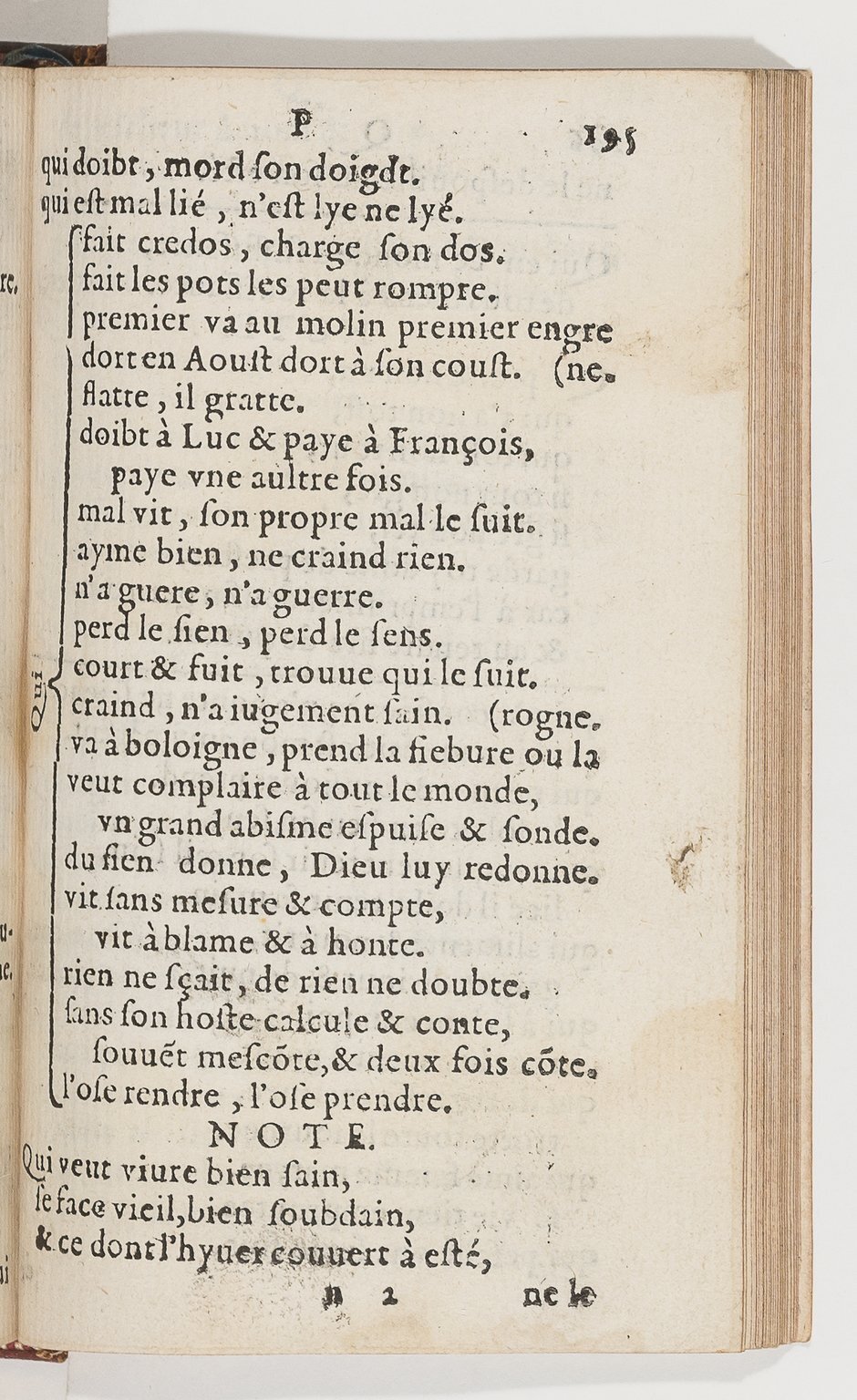 1577 - Jean d’Ogerolles - Trésor de sentences dorées - BnF Arsenal