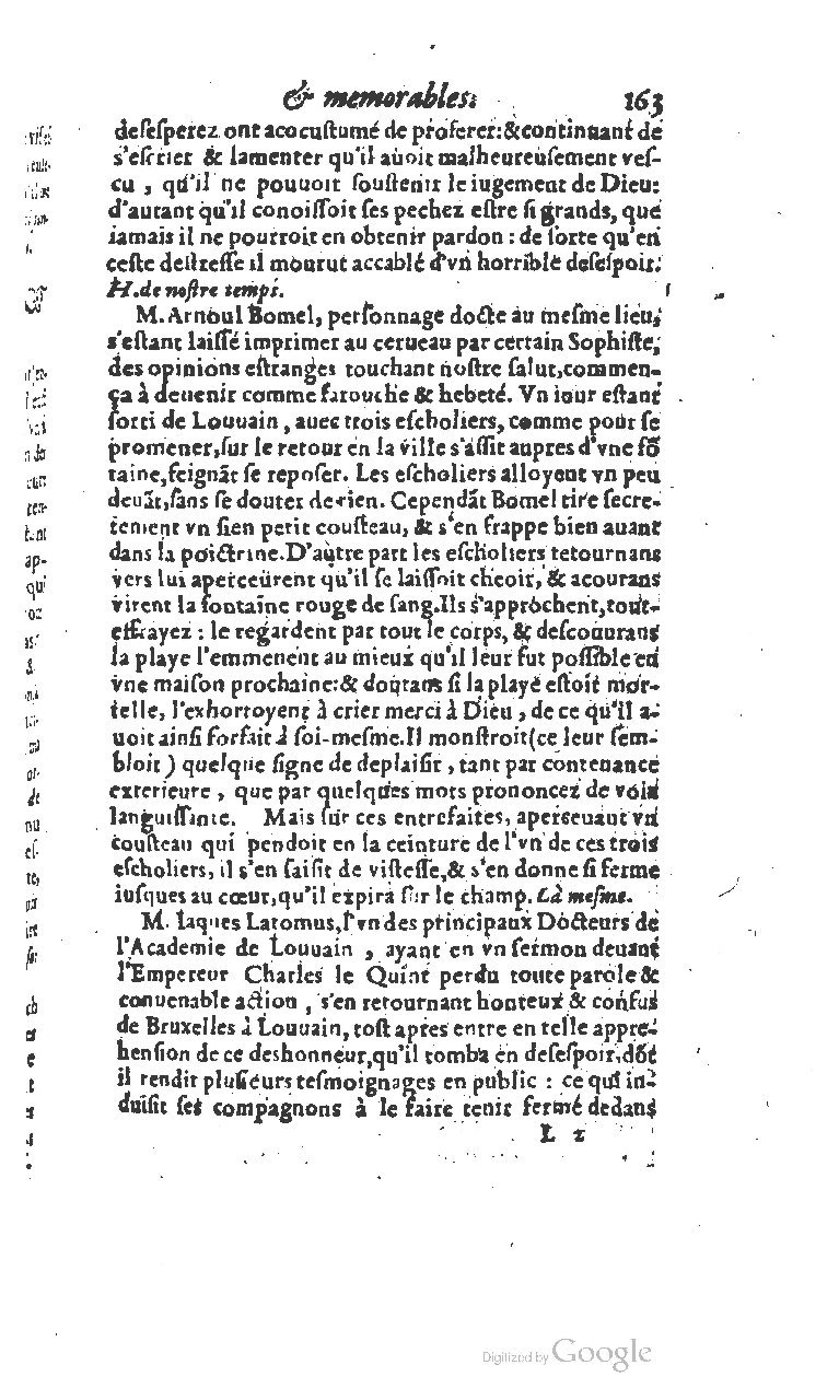 1610 - Paul Marceau - Trésor d’histoires admirables et mémorables - BSB Munich