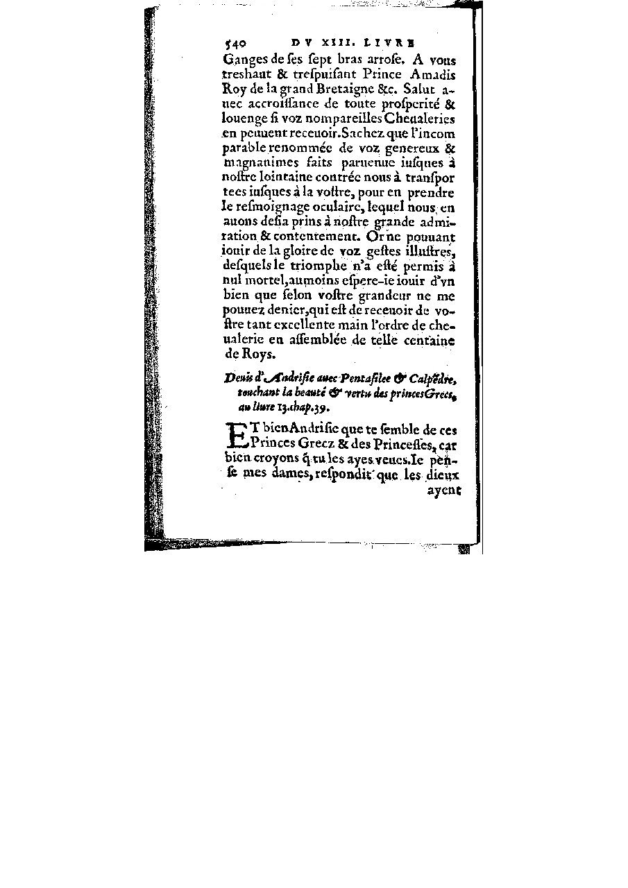 1572 - Veuve Gabriel Cotier - Trésor des Amadis - BM Lyon