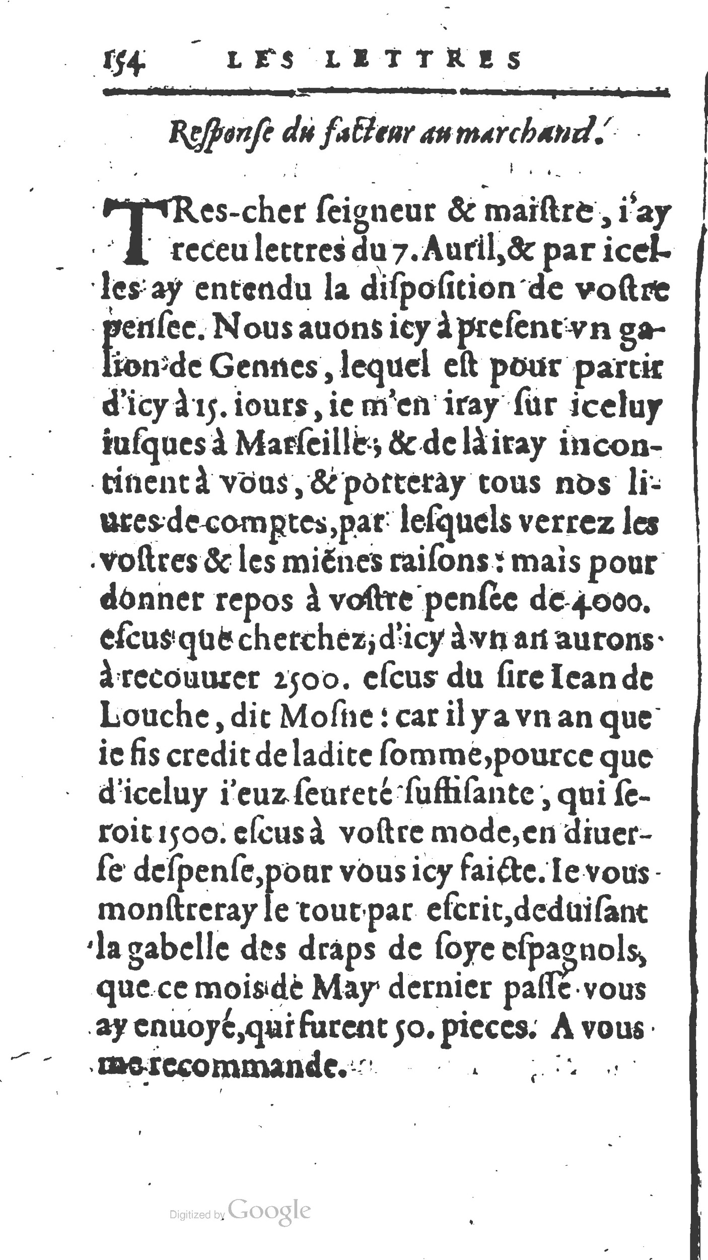 1604 - Fleury Bourriquant - Nouveau Trésor des secrétaires - British Library