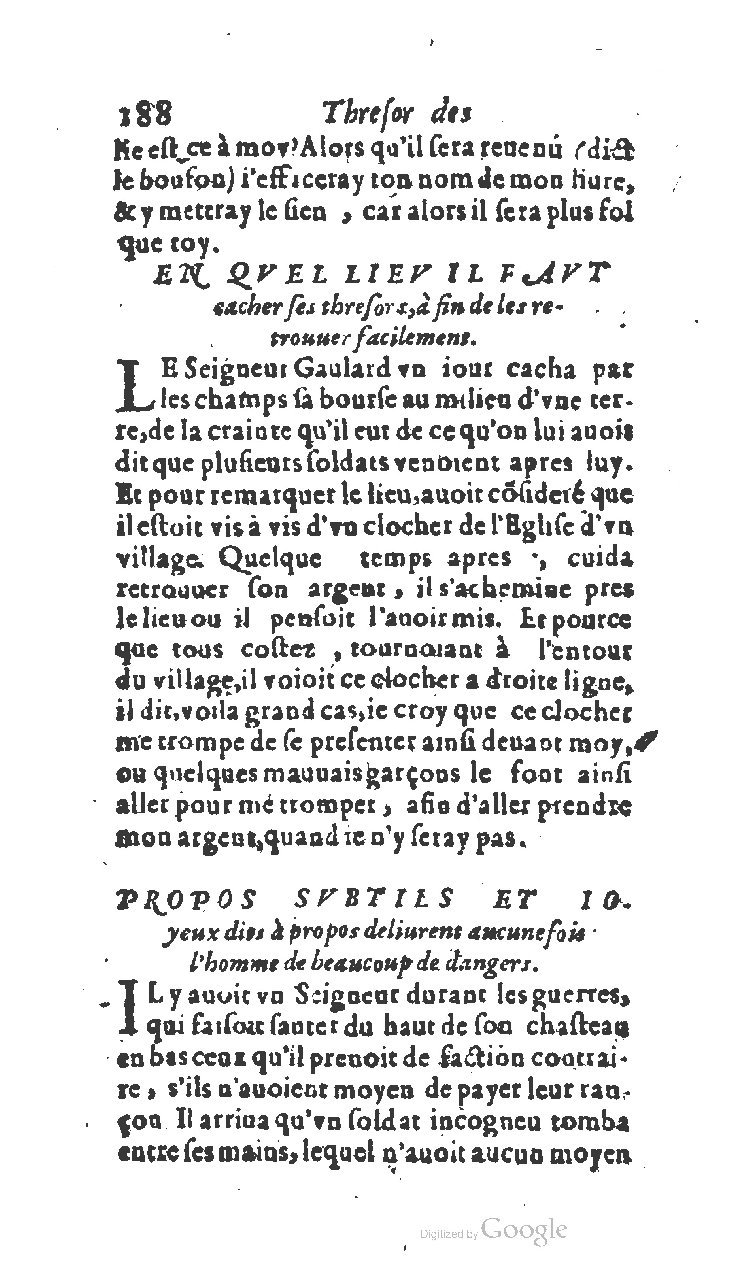 1611 - Jean Osmont - Trésor des récréations - BSB Munich