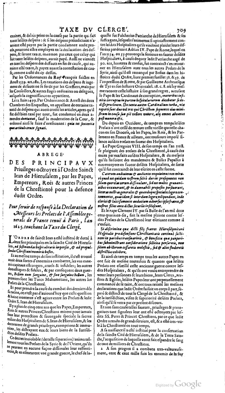 1629 - Veuve Nicolas Buon - Trésor du droit français (21754 T. 3) - BM Lyon