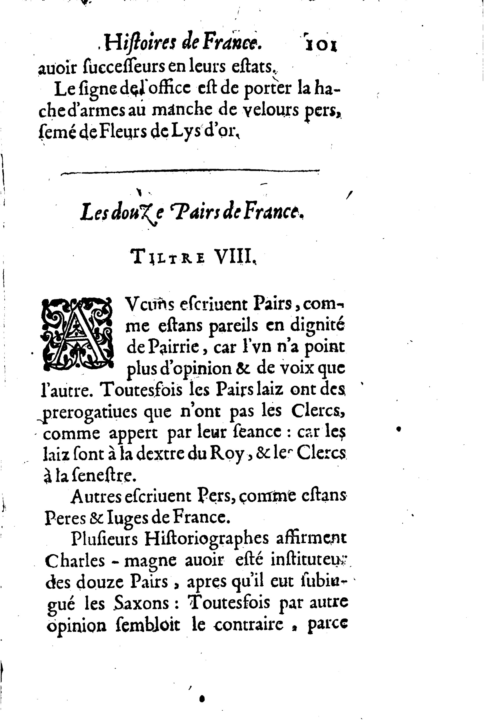 1633 - Jean Corrozet - Trésor des histoires de France - BM Lyon 1633 - Jean Corrozet - Trésor des histoires de France - BM Lyon