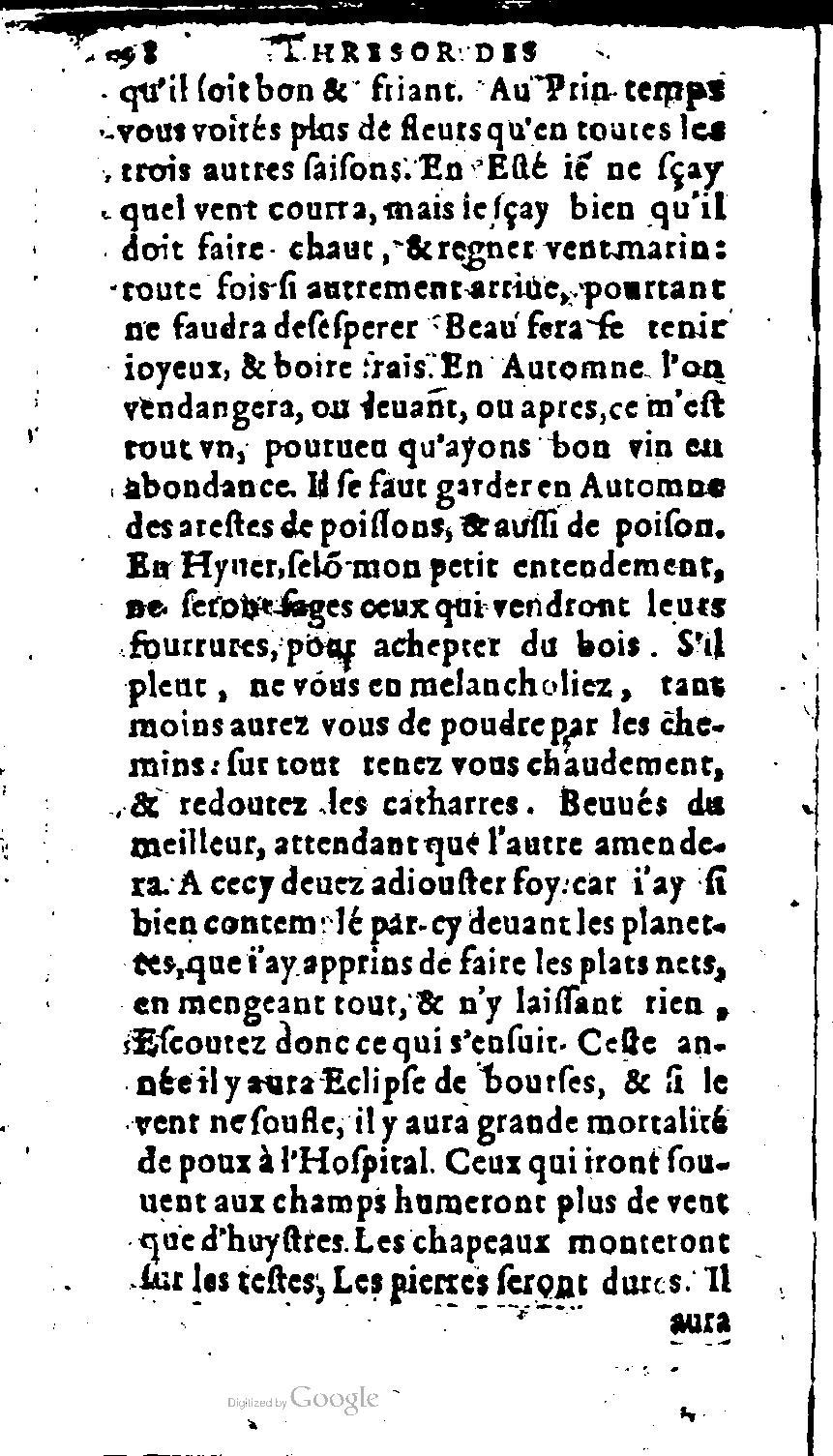 1616 - Balthazar Bellère - Trésor des récréations - NK ČR Prague