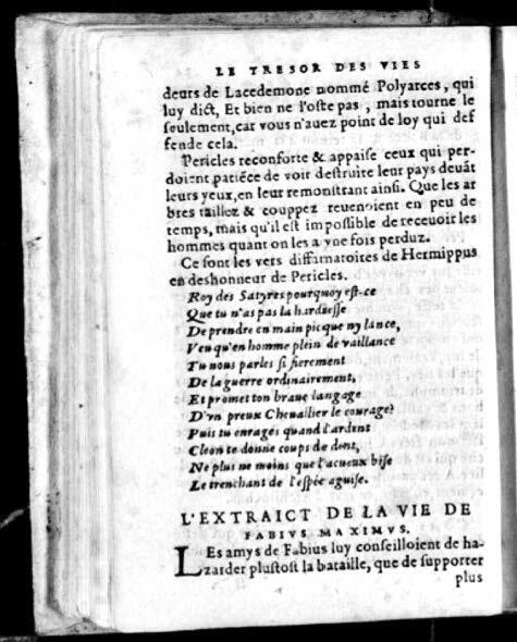 1574 - Benoît Rigaud - Trésor des vies de Plutarque - Avignon