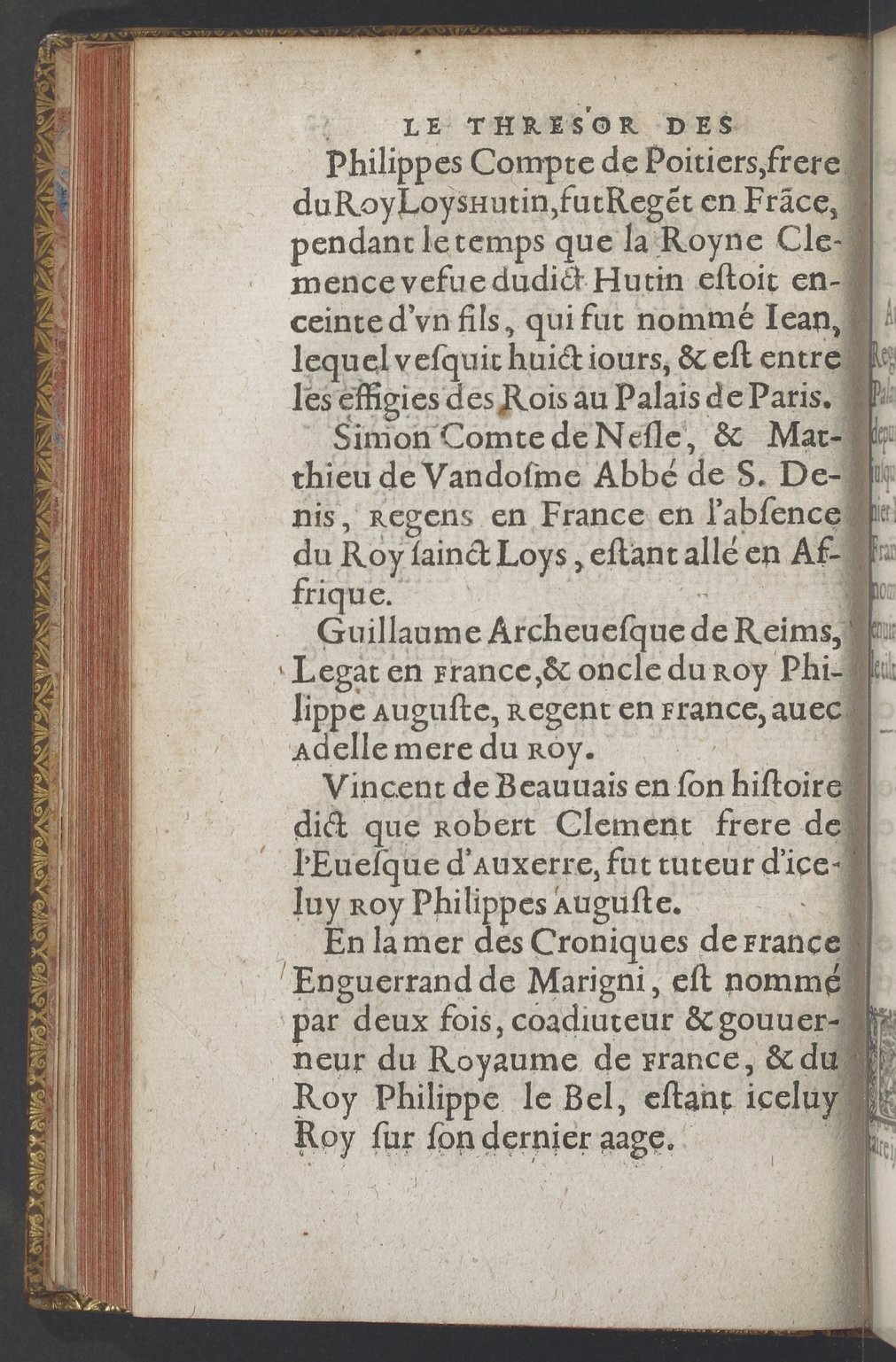 1603 - Galiot Corrozet - Trésor des histoires de France - BnF Tolbiac