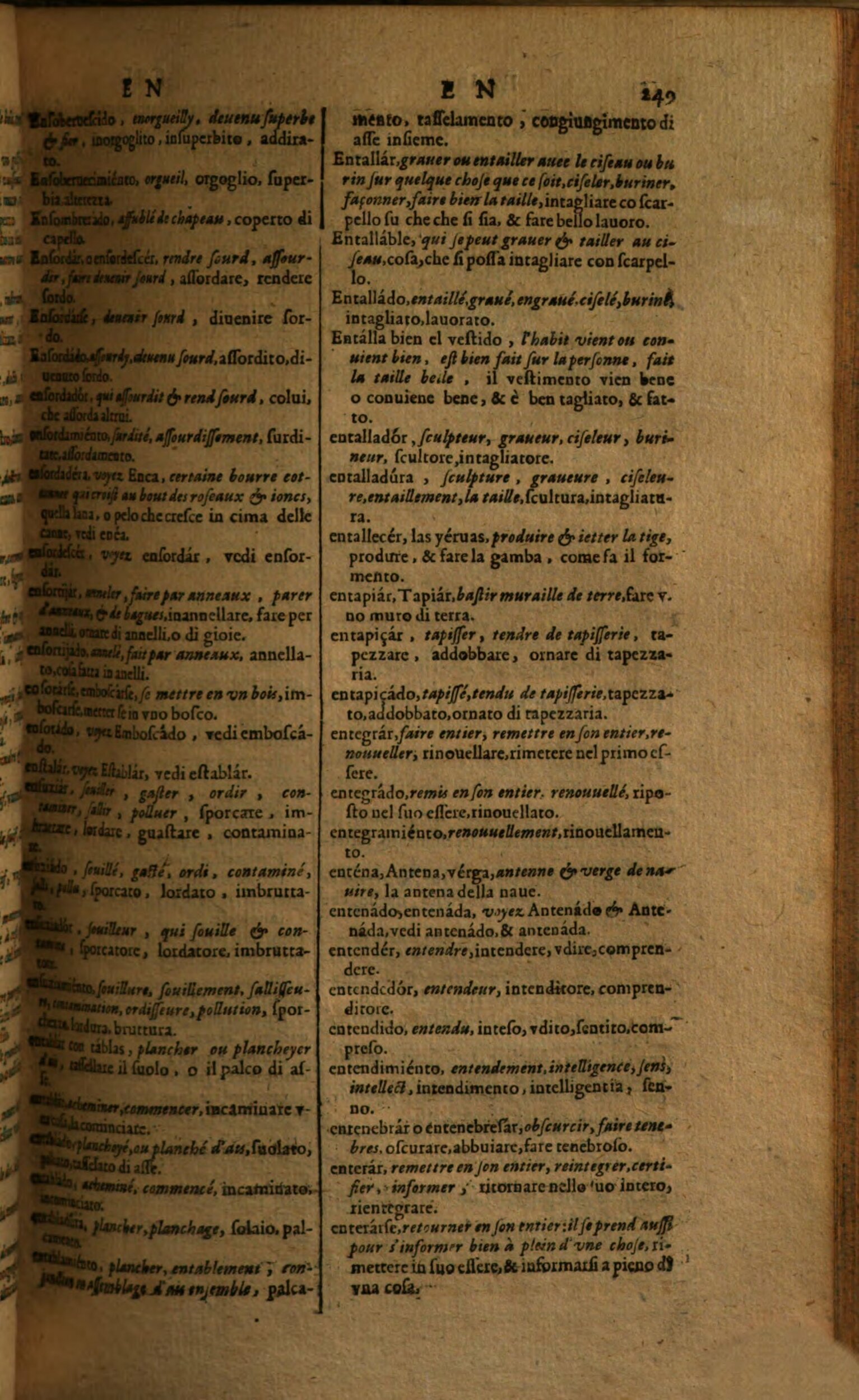1617 - Samuel Crespin - Trésor des trois langues espagnole, française et italienne (Première partie) - Regensburg