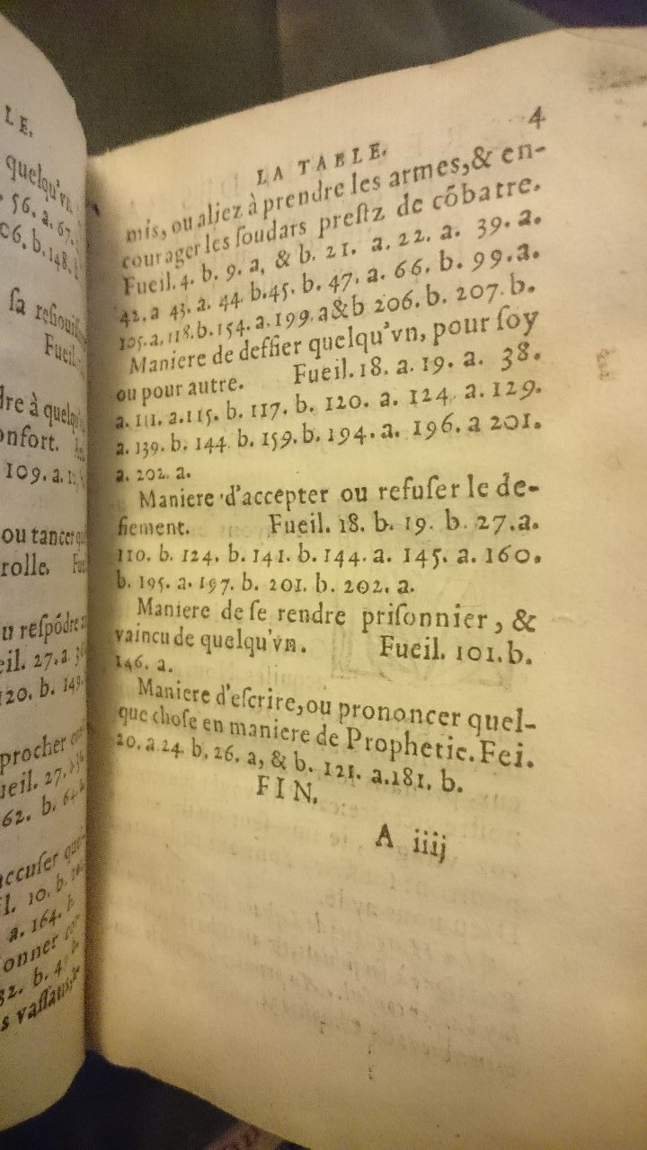 1563 - Jacques Kerver et Jean Ruelle - Trésor des Amadis - British Library