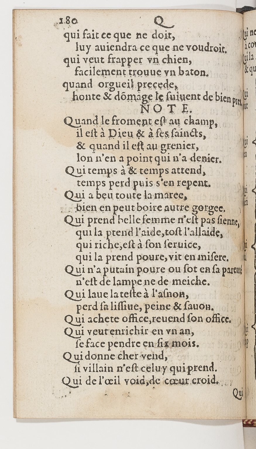 1577 - Jean d’Ogerolles - Trésor de sentences dorées - BnF Arsenal