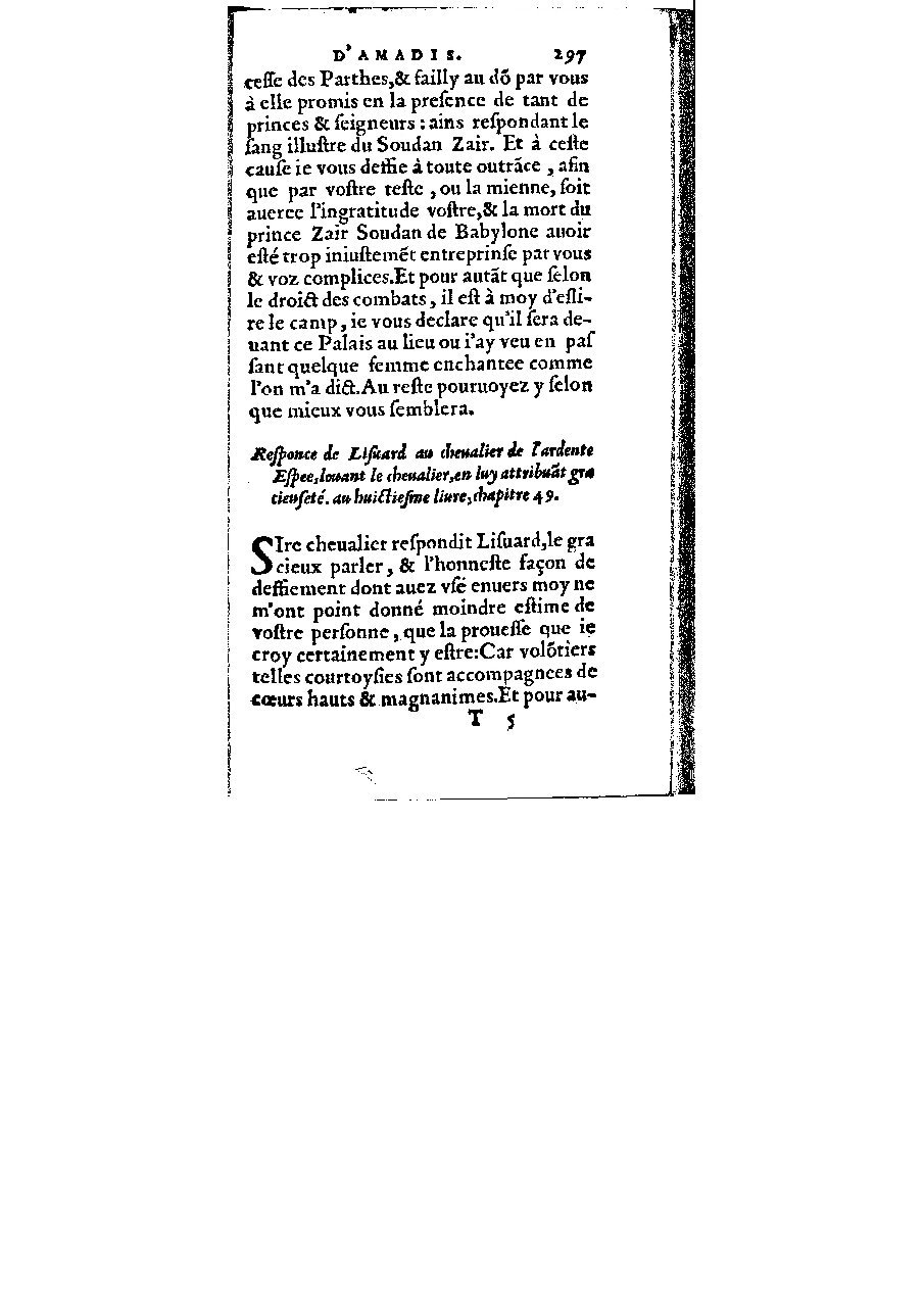 1572 - Veuve Gabriel Cotier - Trésor des Amadis - BM Lyon