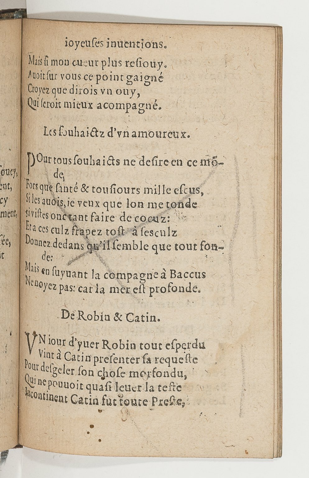 1568c. - Veuve Jean Bonfons - Trésor des joyeuses inventions du parangon de poésies - BnF Arsenal 1568c. - Veuve Jean Bonfons - Trésor des joyeuses inventions du parangon de poésies - BnF Arsenal