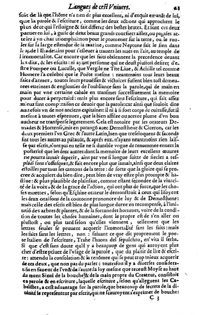 1613 - Matthieu Berjon - Trésor de l’histoire des langues de cet univers - BM Lyon