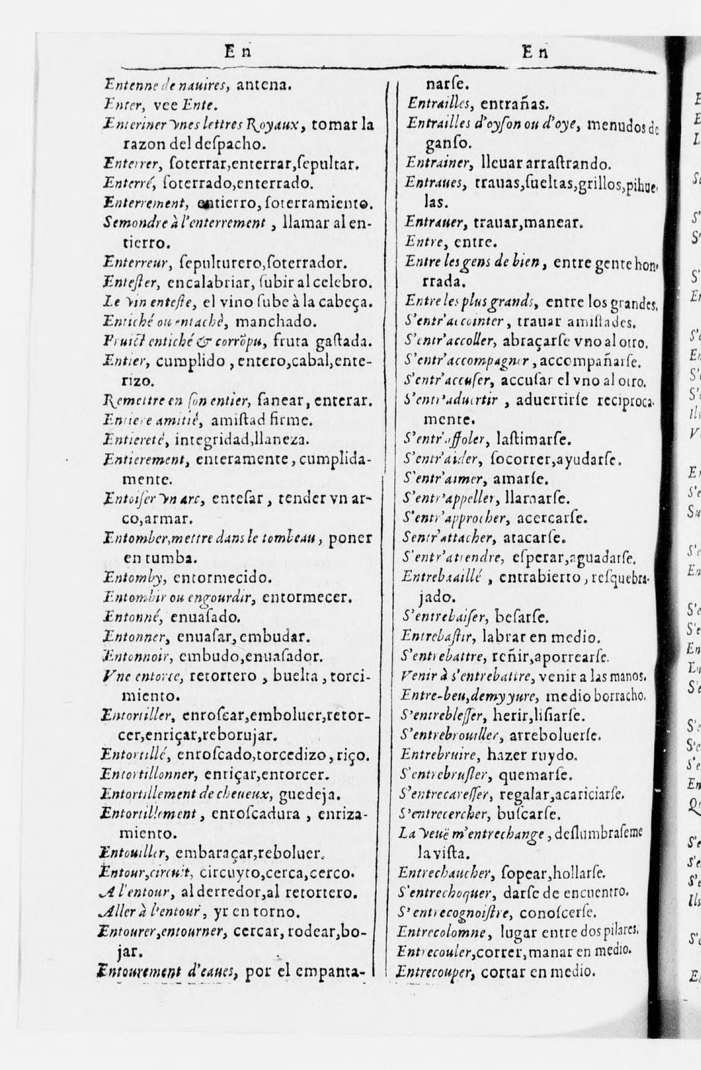 1616 - Veuve Marc Orry - Trésor des deux langues espagnole et française (Seconde partie) - BnF 1616 - Veuve Marc Orry - Trésor des deux langues espagnole et française (Seconde partie) - BnF