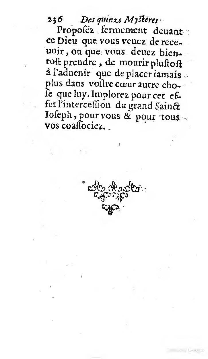 1646 - Jean Piot - Trésor inestimable de Saint-Joseph - BNC Rome