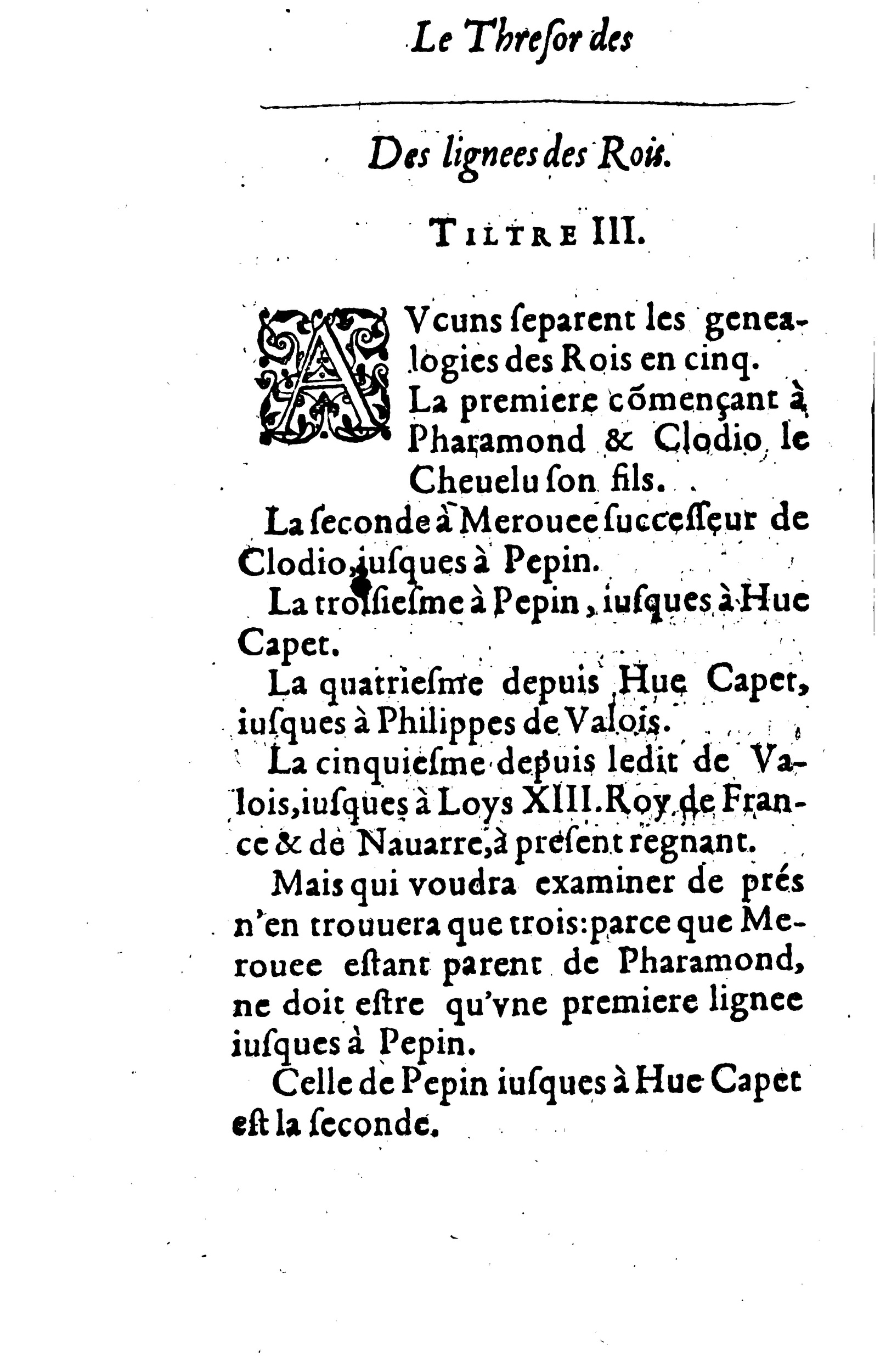 1617 - Jean Corrozet - Trésor des histoires de France - BM Lyon