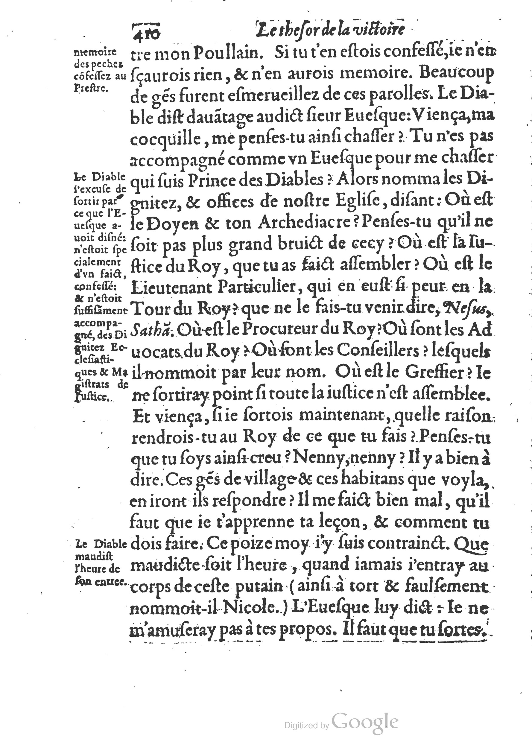 1578 - Nicolas Chesneau - Trésor et entière histoire de la triomphante victoire du corps de Dieu sur l’esprit malin - British Library 1578 - Nicolas Chesneau - Trésor et entière histoire de la triomphante victoire du corps de Dieu sur l’esprit malin - British Library