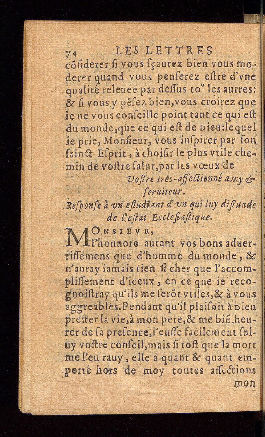 1614 - Barthélemy Vincent - Élite et Trésor des lettres missives - Bâle