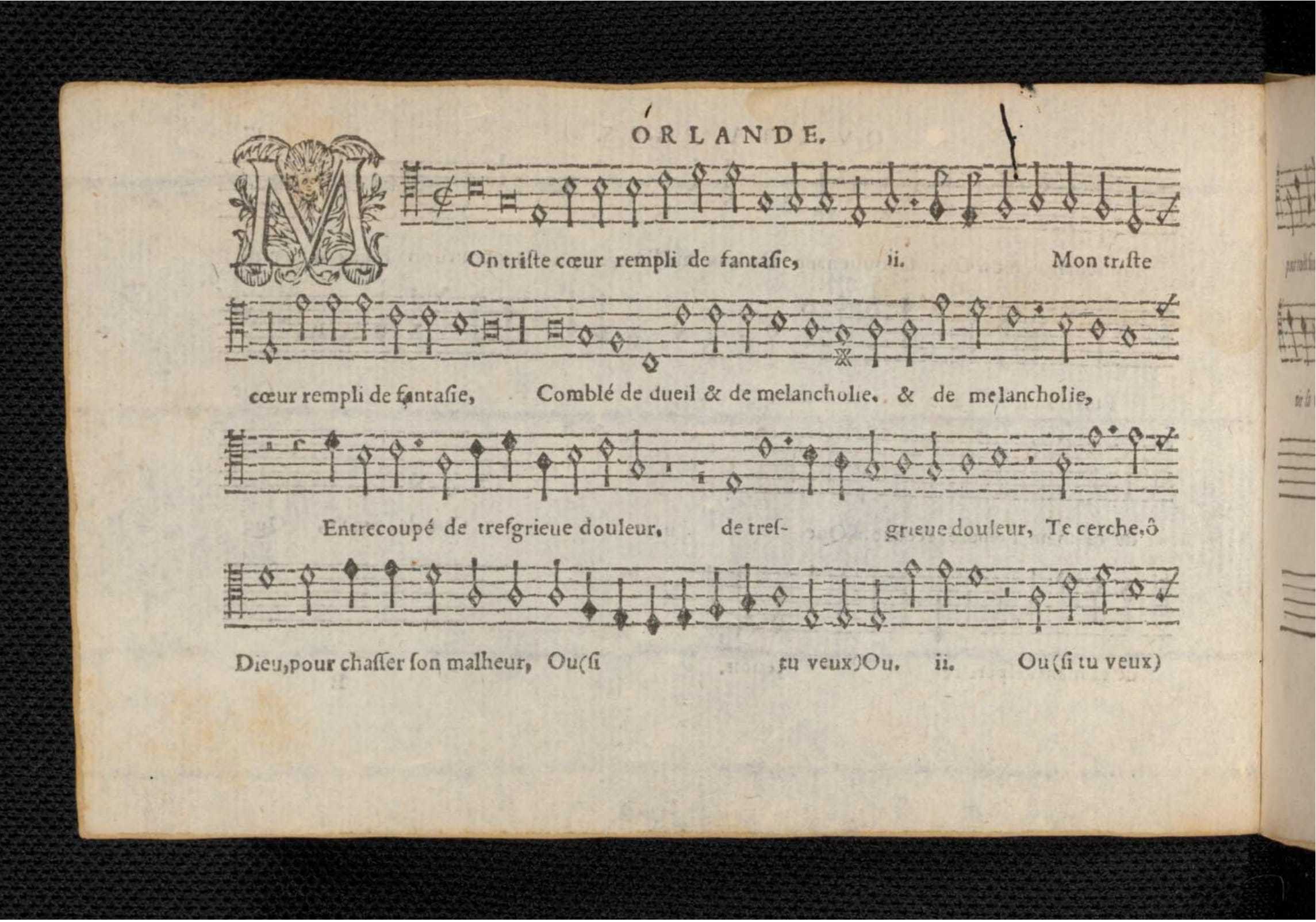 1576 - [Pierre de Saint-André] - Trésor de musique d’Orlande de Lassus Quinta et Sexta pars - KBR Bruxelles