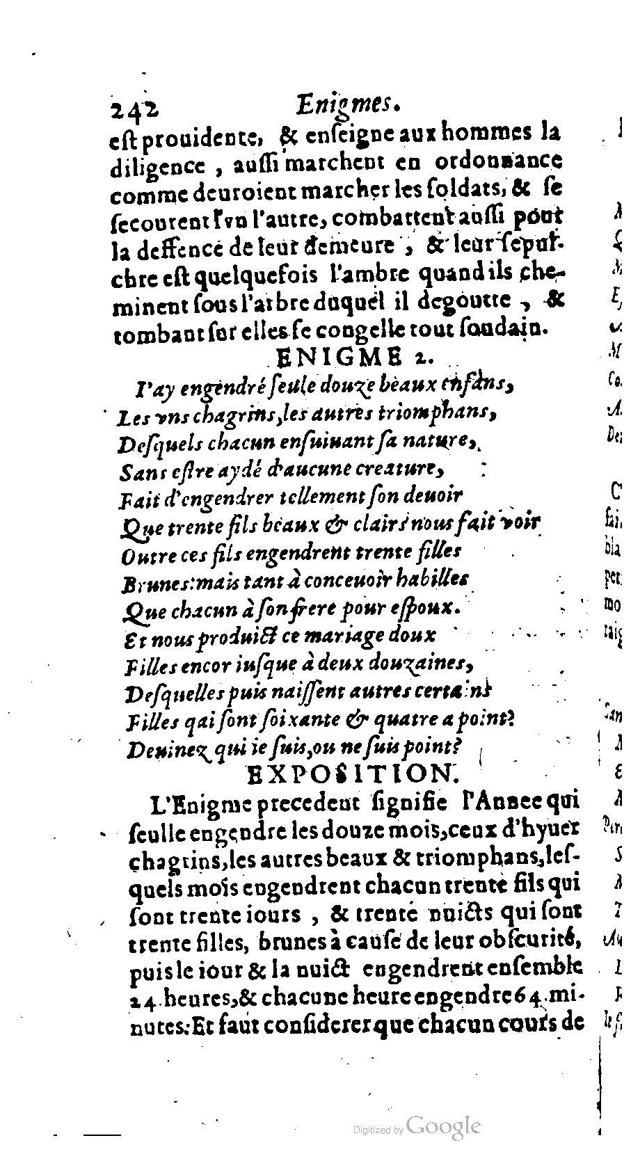 1611 - Romain de Beauvais - Trésor des récréations - BM Lyon