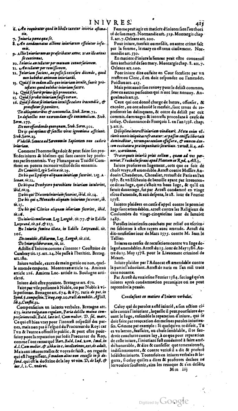 1629 - Veuve Nicolas Buon - Trésor du droit français (29620 T. 2) - BM Lyon