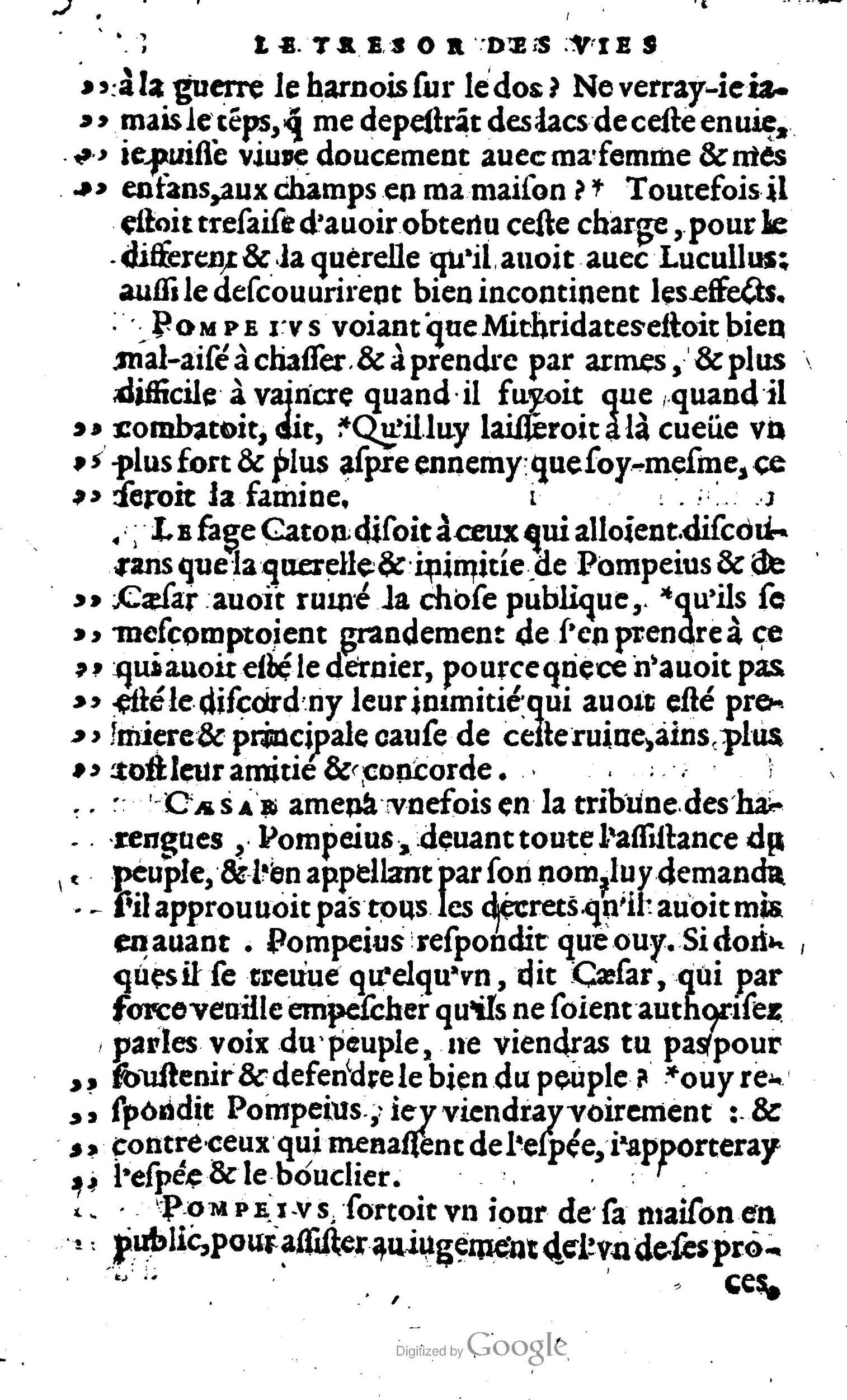 1568 - Willem Silvius - Trésor des vies de Plutarque - Anvers Plantin-Moretus