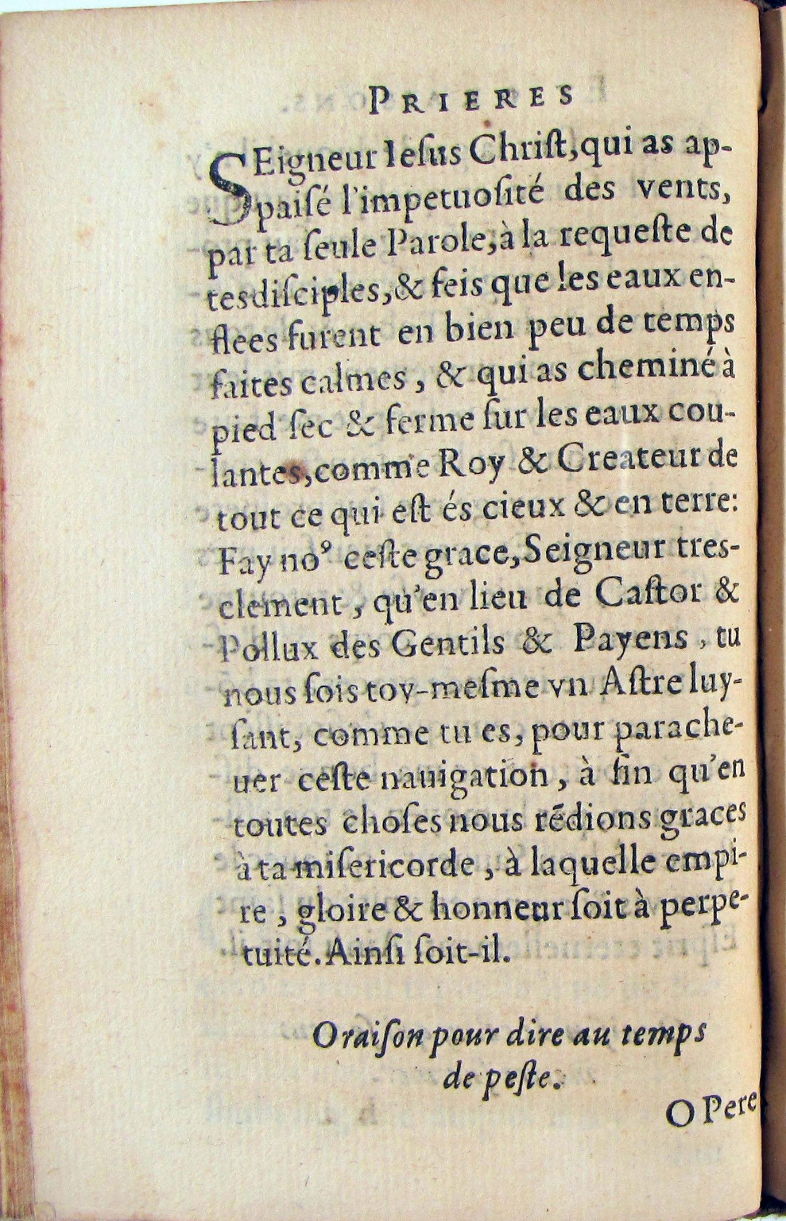 1572 - Antoine Certia - Trésor des prières, oraisons et instructions chrétiennes - Nîmes 1572 - Antoine Certia - Trésor des prières, oraisons et instructions chrétiennes - Nîmes