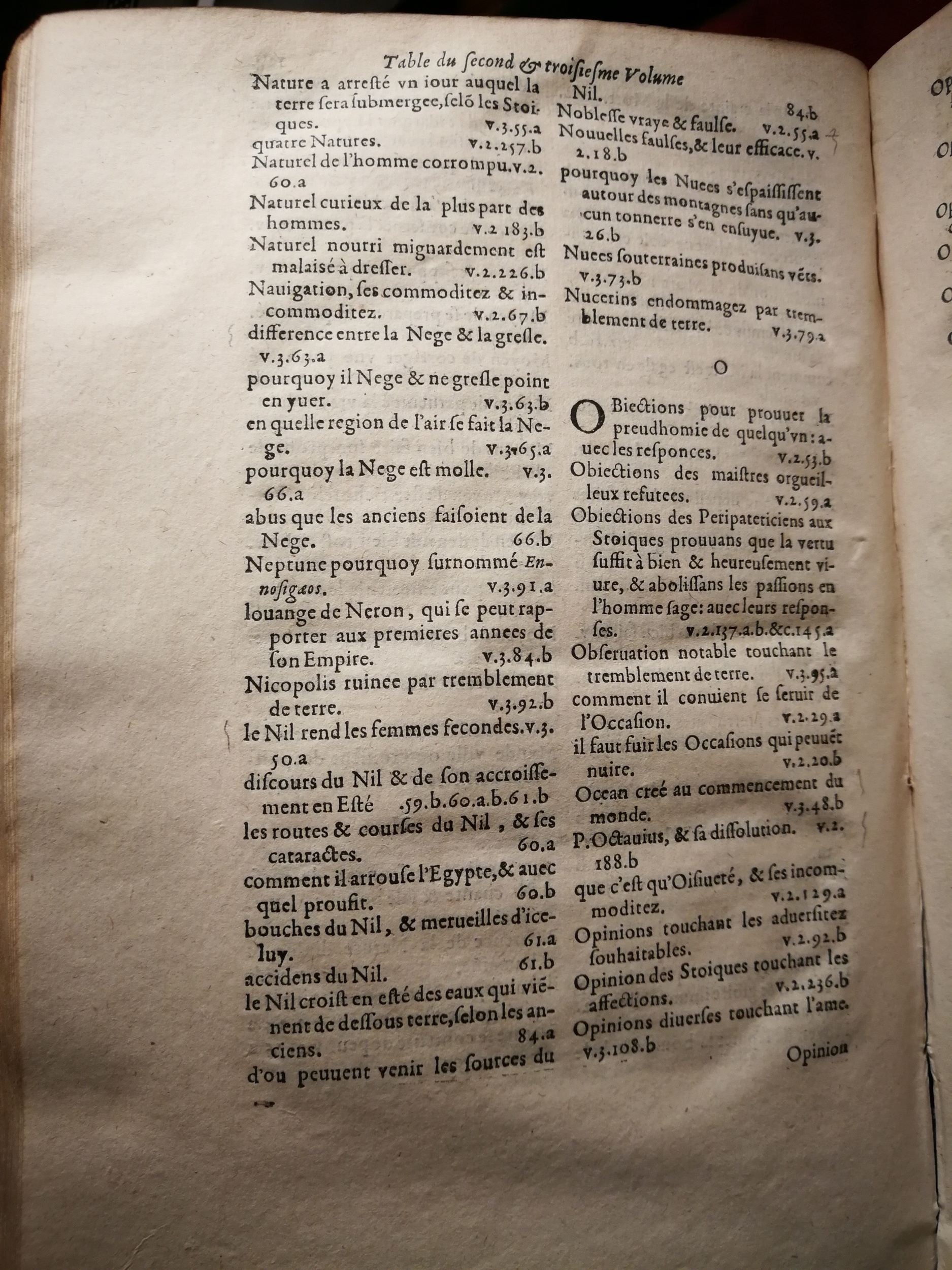 1595 - Jean Houzé - Œuvres morales et mêlées de Sénèque, Trésor de philosophie morale - T. 3 - BnF