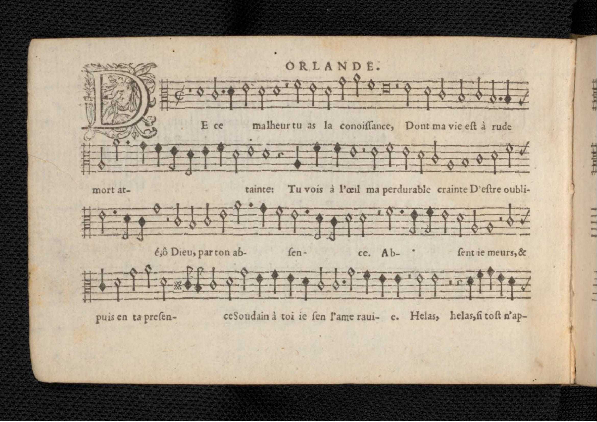 1576 - [Pierre de Saint-André] - Trésor de musique d’Orlande de Lassus Tenor - KBR Bruxelles