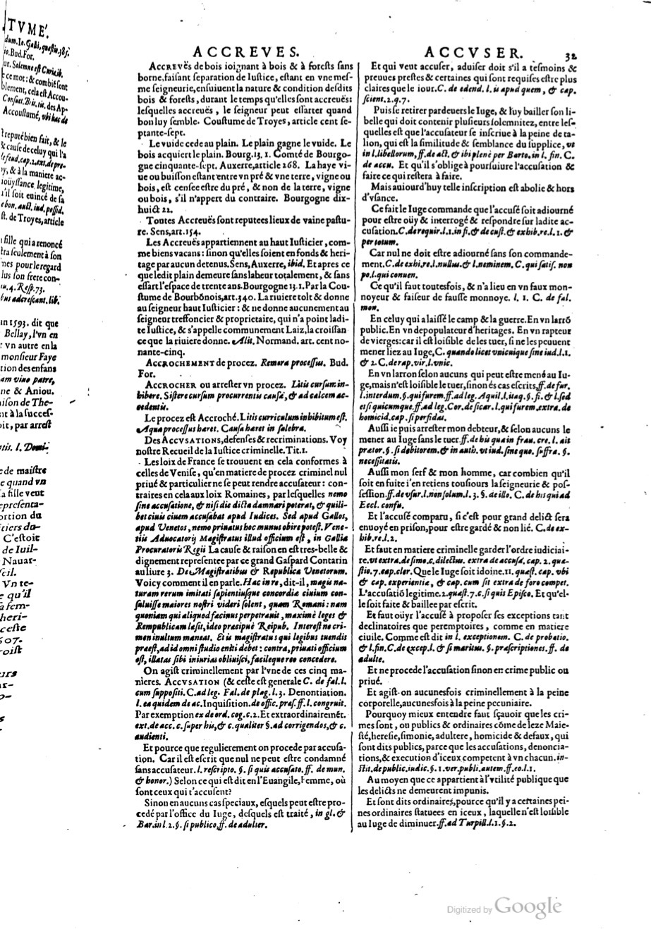 1629 - Veuve Nicolas Buon - Trésor du droit français (29620 T. 1) - BM Lyon