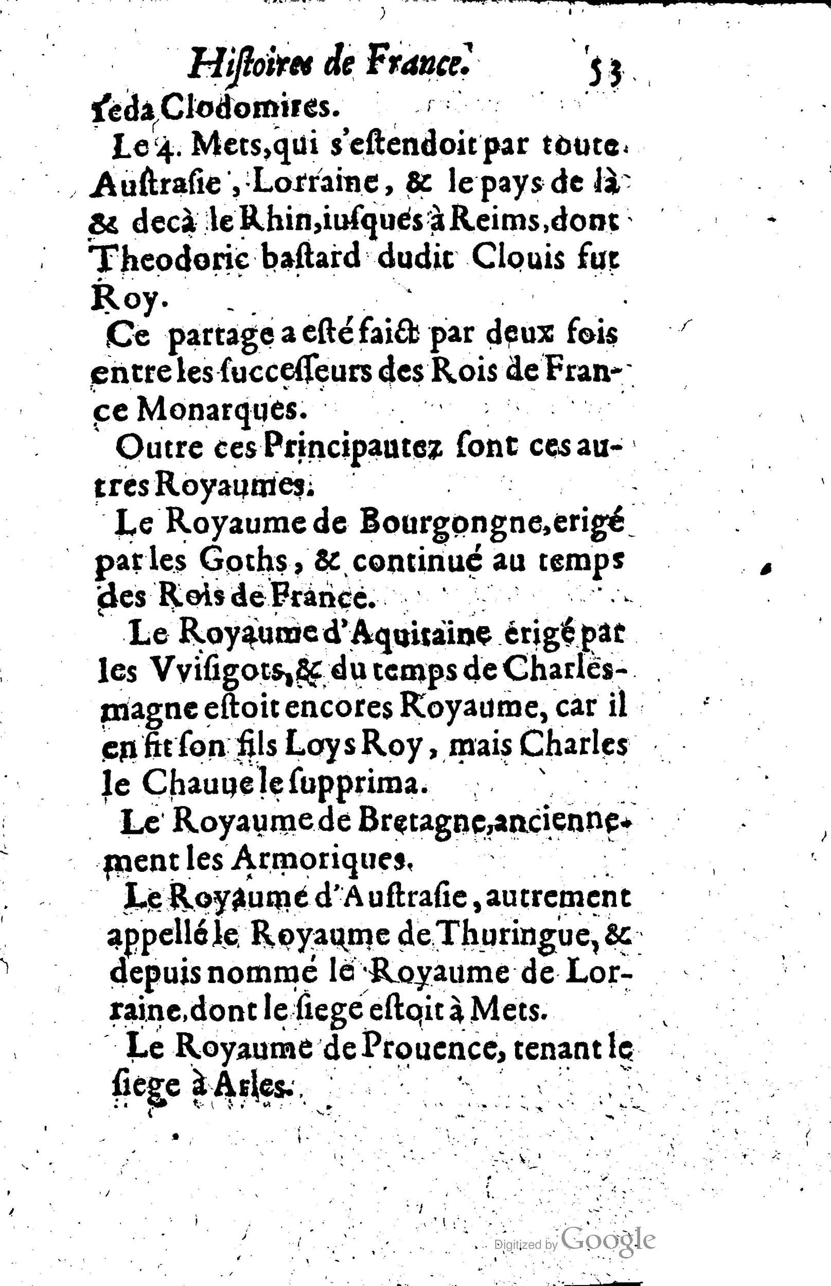 1619 - Jean Corrozet - Trésor des histoires de France - Anvers Musée Plantin-Moretus