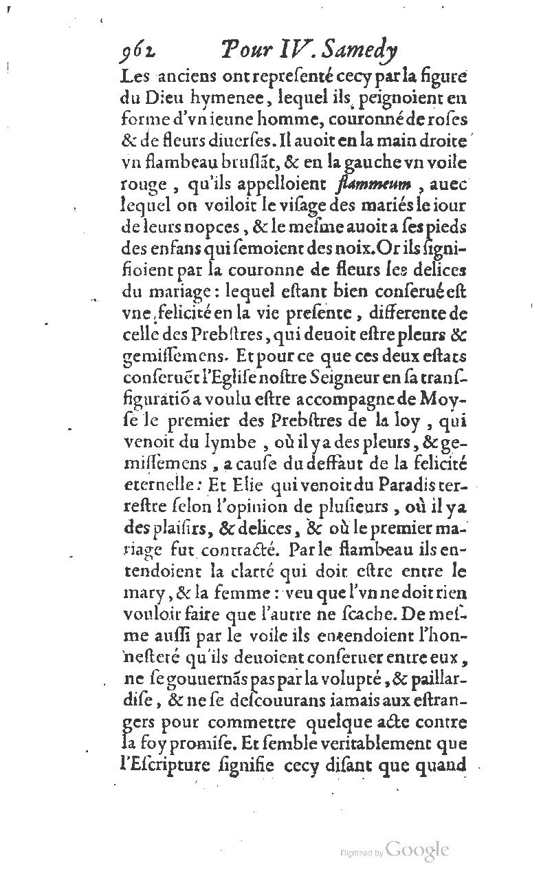 1607 - Nicolas Du Fossé - Trésor quadragésimal - T 01 - BM Lyon