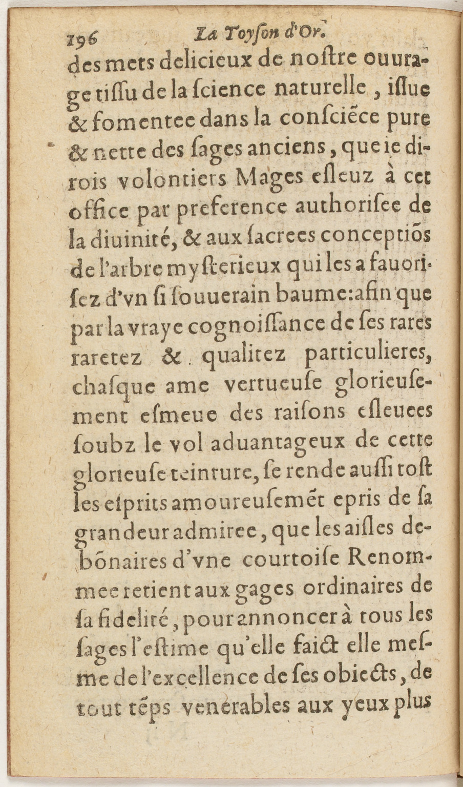 1612 - Charles Sevestre - Toison d’or ou la fleur des Trésors - BnF