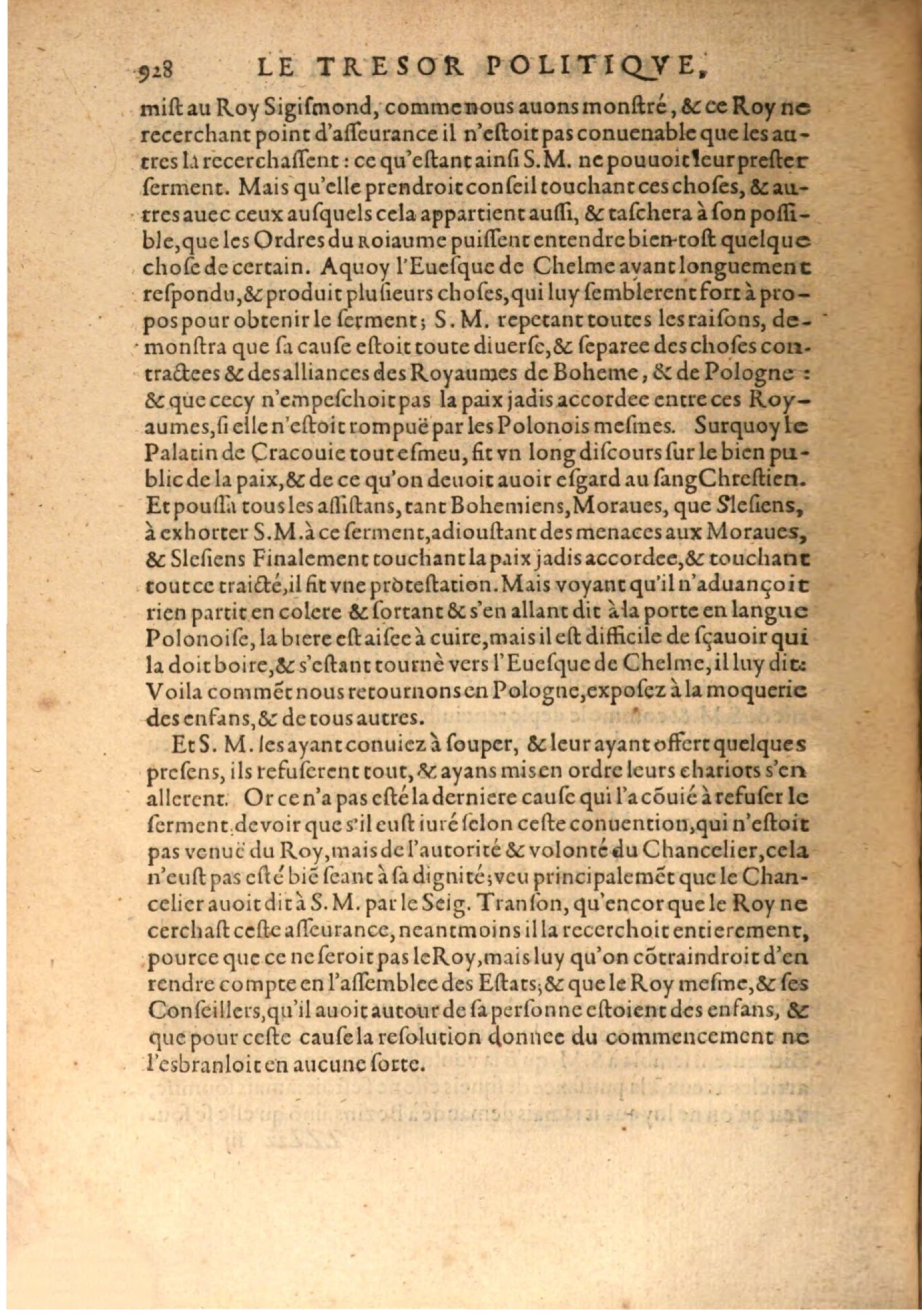 1608 - Nicolas Du Fossé - Trésor politique - BSB Munich