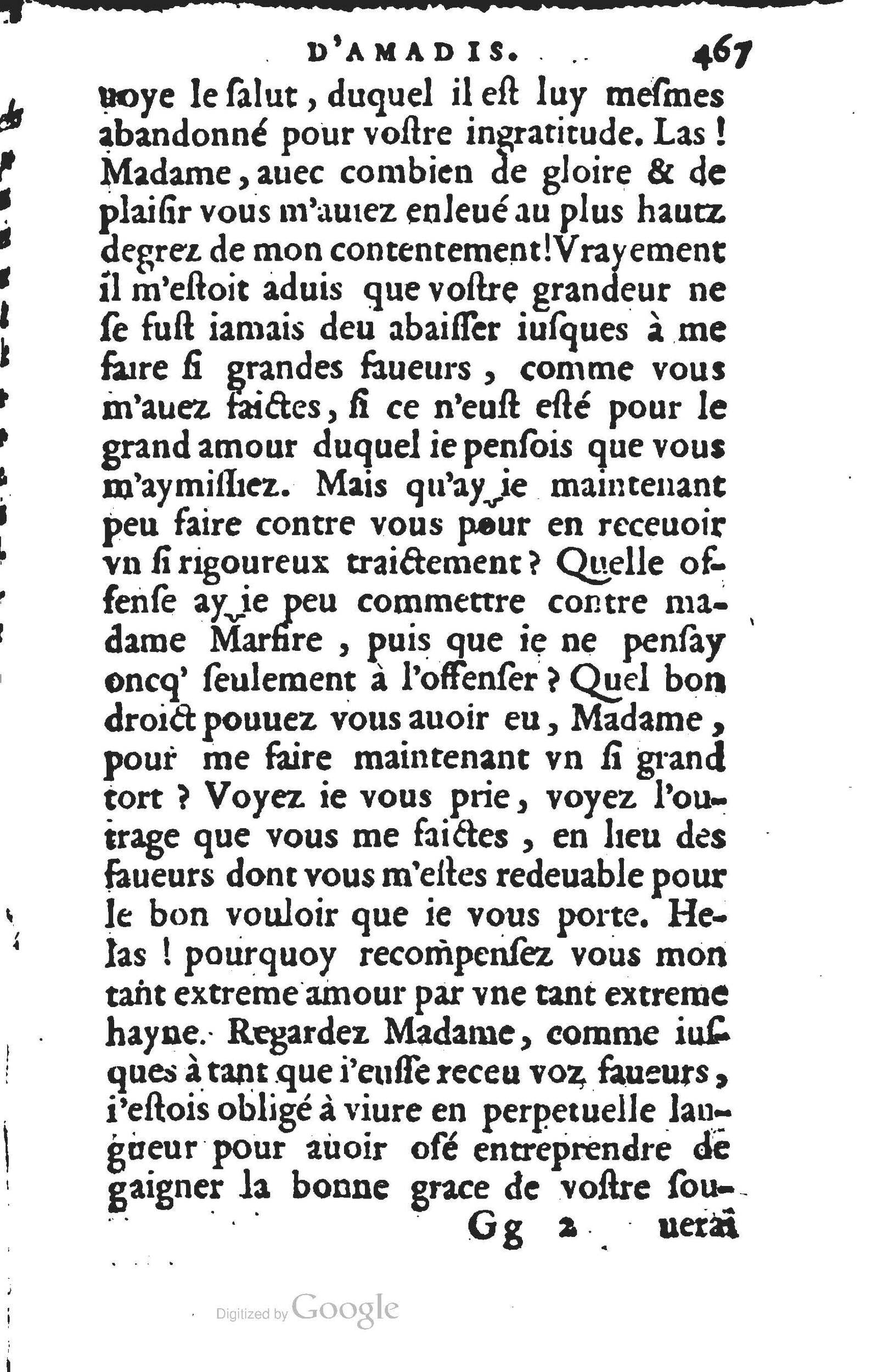 1560 - Jean d’Ogerolles et Gabriel Cotier Lyon - Trésor des Amadis - BSB Munich