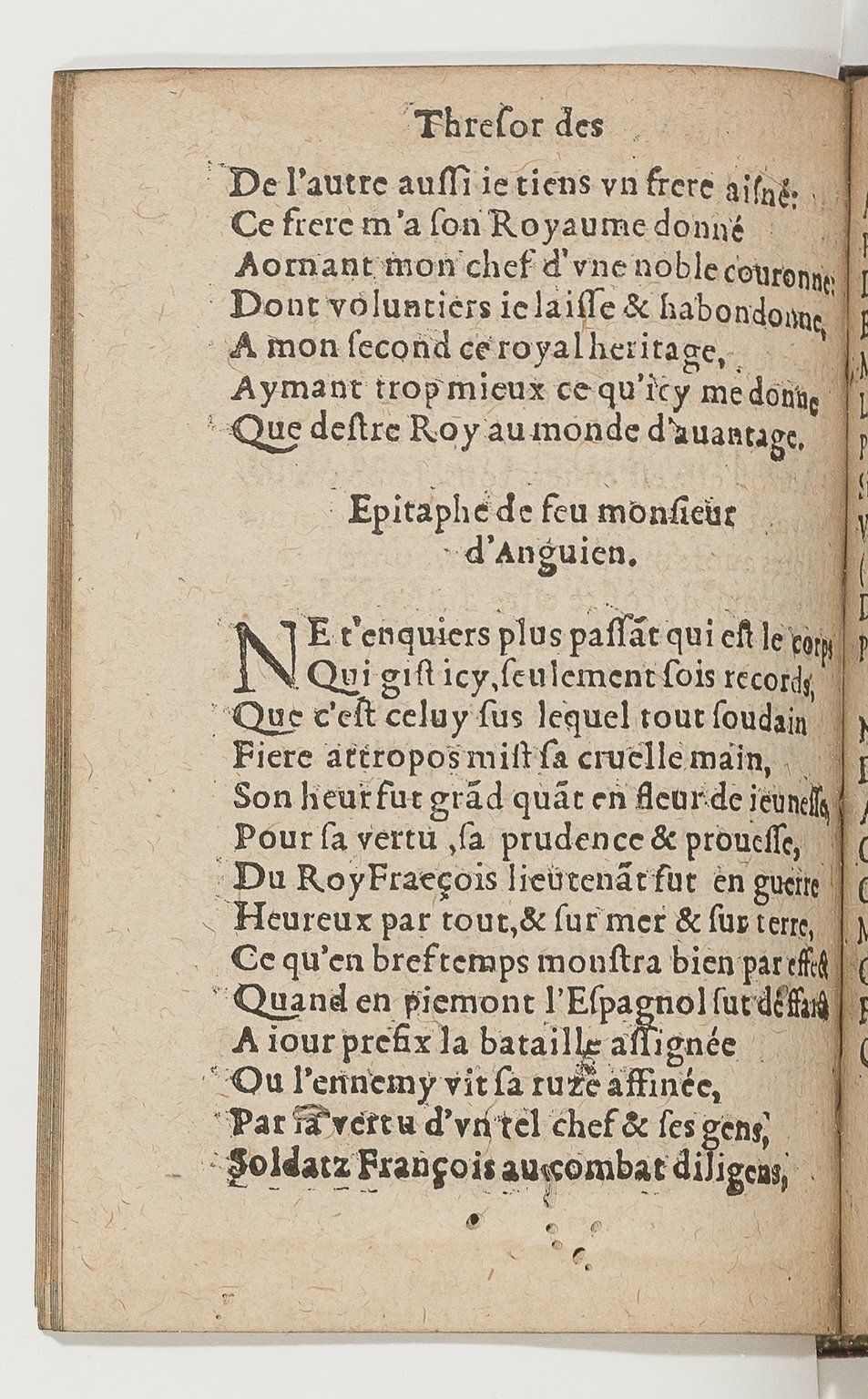 1568c. - Veuve Jean Bonfons - Trésor des joyeuses inventions du parangon de poésies - BnF Arsenal