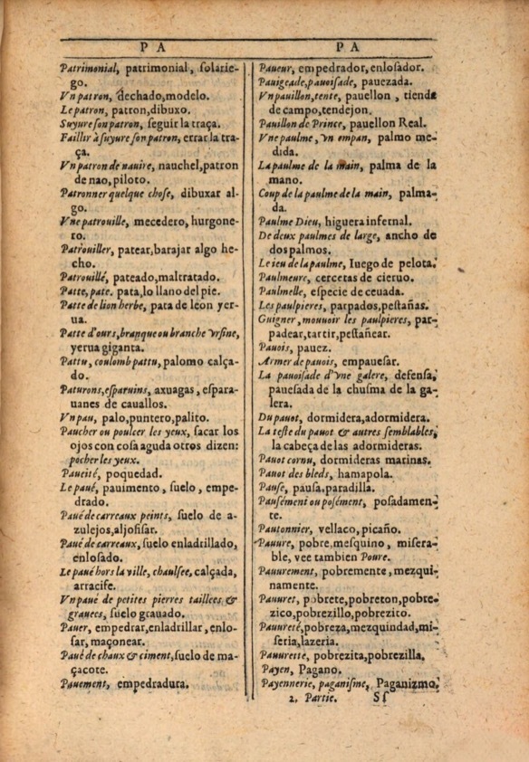 1607 - Marc Orry - Trésor des deux langues espagnole et française (Première et Seconde parties) - ÖNB Wien 1607 - Marc Orry - Trésor des deux langues espagnole et française (Première et Seconde parties) - ÖNB Wien