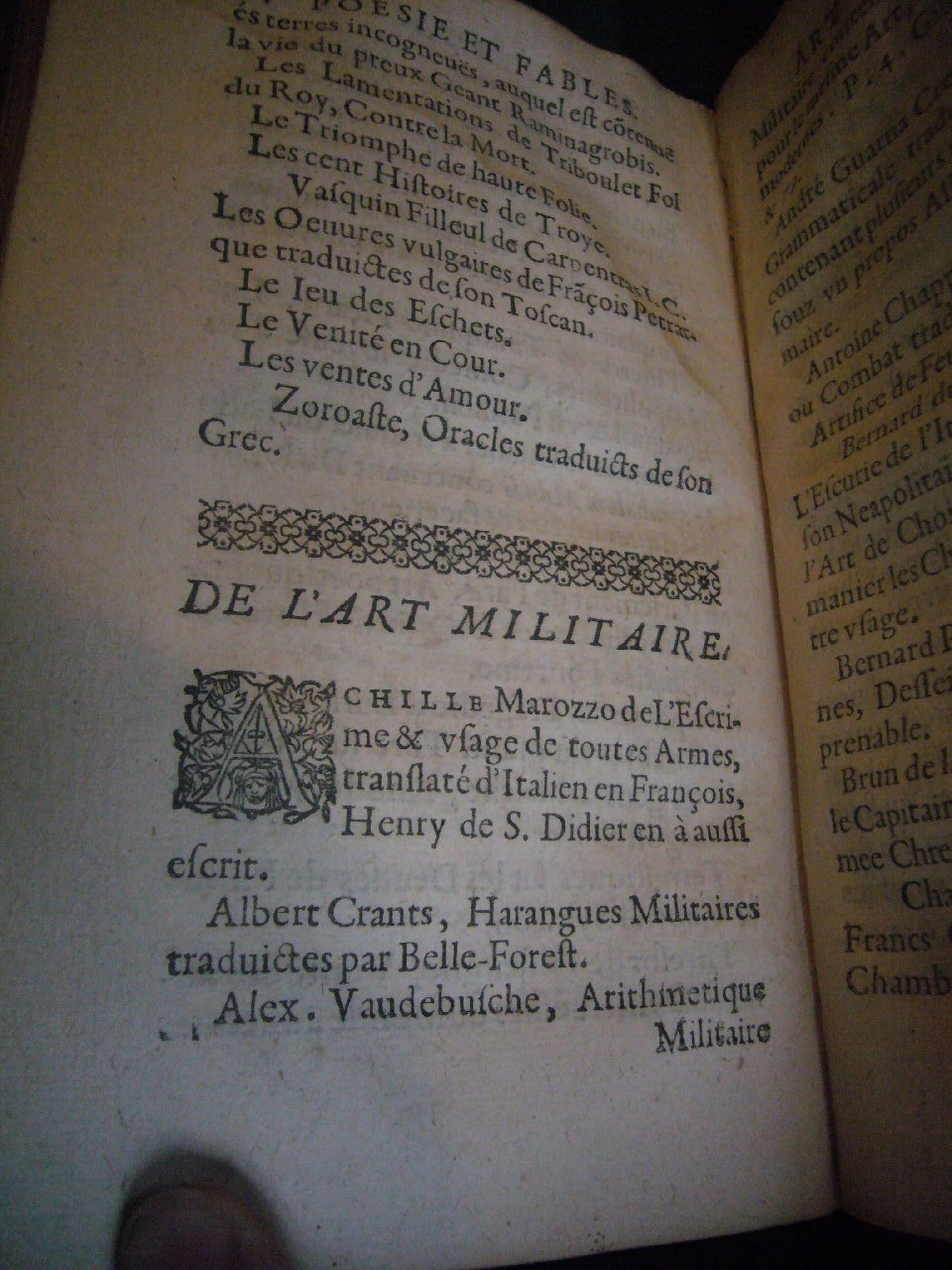 1602 - François Jacquin - Trésor des bons esprits français - BnF Arsenal 1602 - François Jacquin - Trésor des bons esprits français - BnF Arsenal
