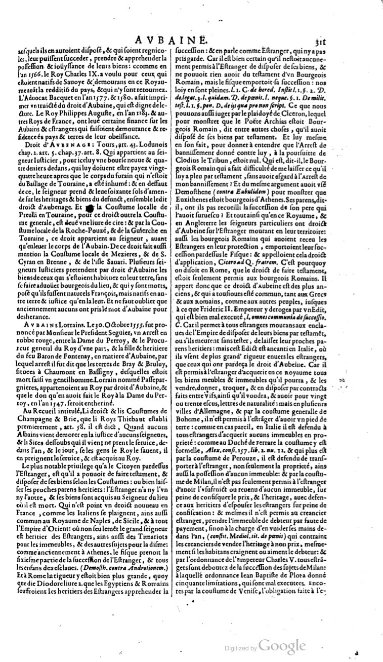 1629 - Veuve Nicolas Buon - Trésor du droit français (21754 T. 1) - BM Lyon