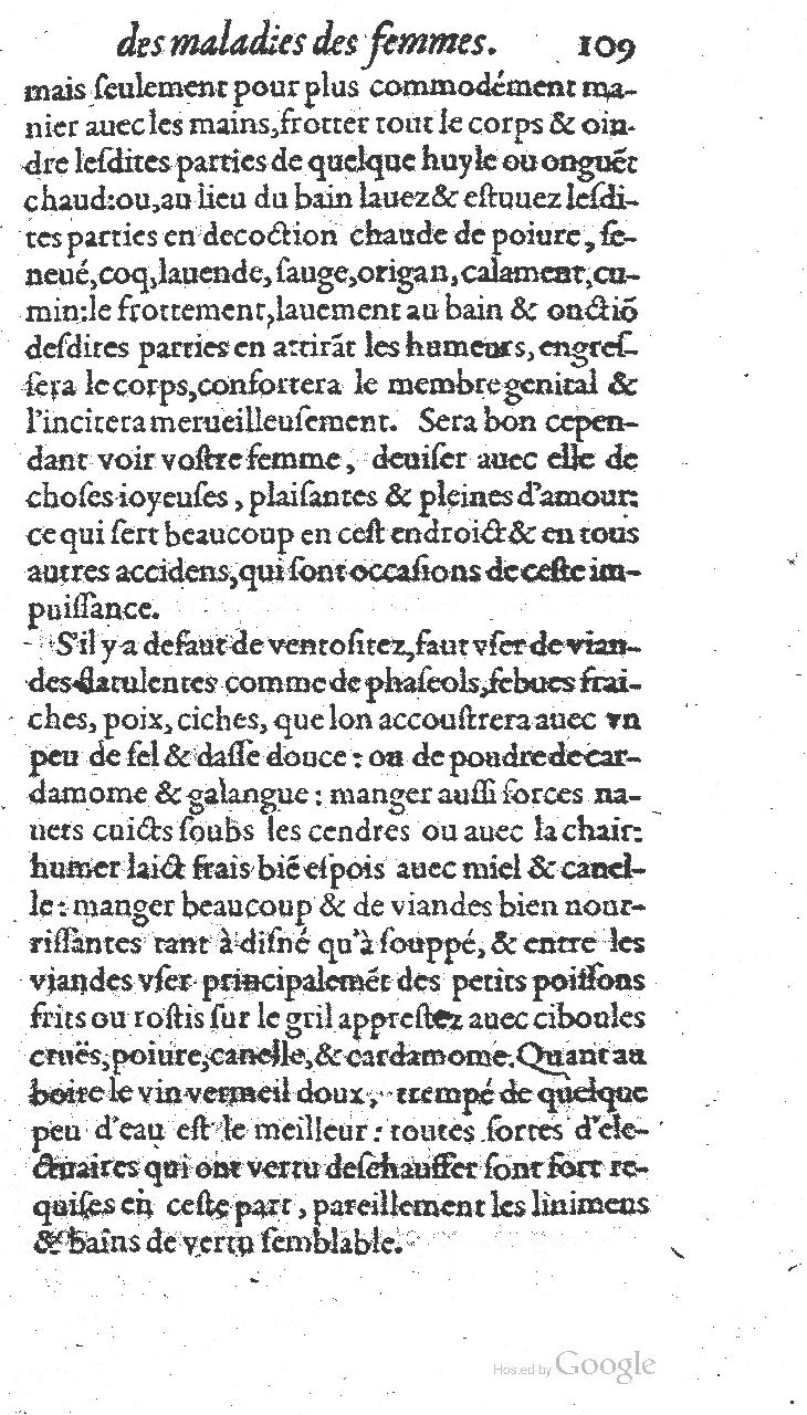 1585 - Jacques du Puis - Trésor des remèdes secrets pour les maladies des femmes - BnF