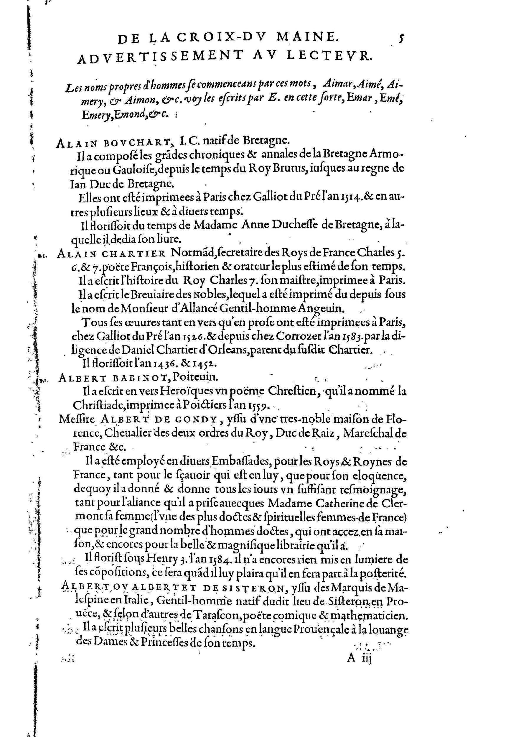 1584 - Abel L&#039;Angelier - Bibliothèques françaises - BnF