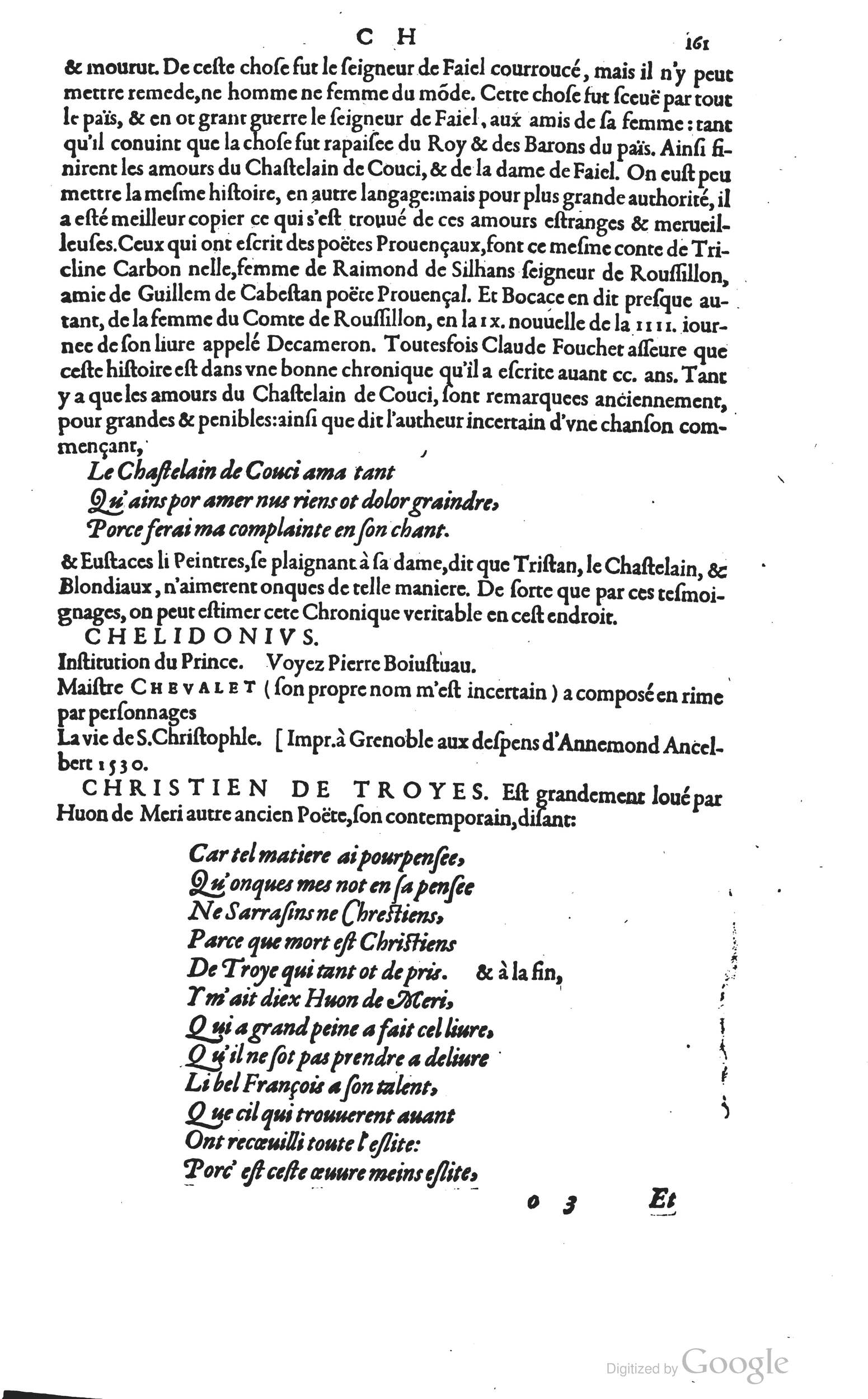 1585 - Barthélemy Honorat - Bibliothèques françaises - BSB Munich