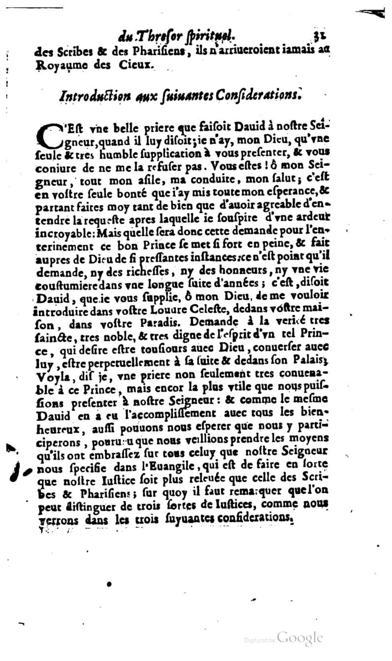 1637 - s.n. - Trésor spirituel des âmes religieuses - BM Lyon